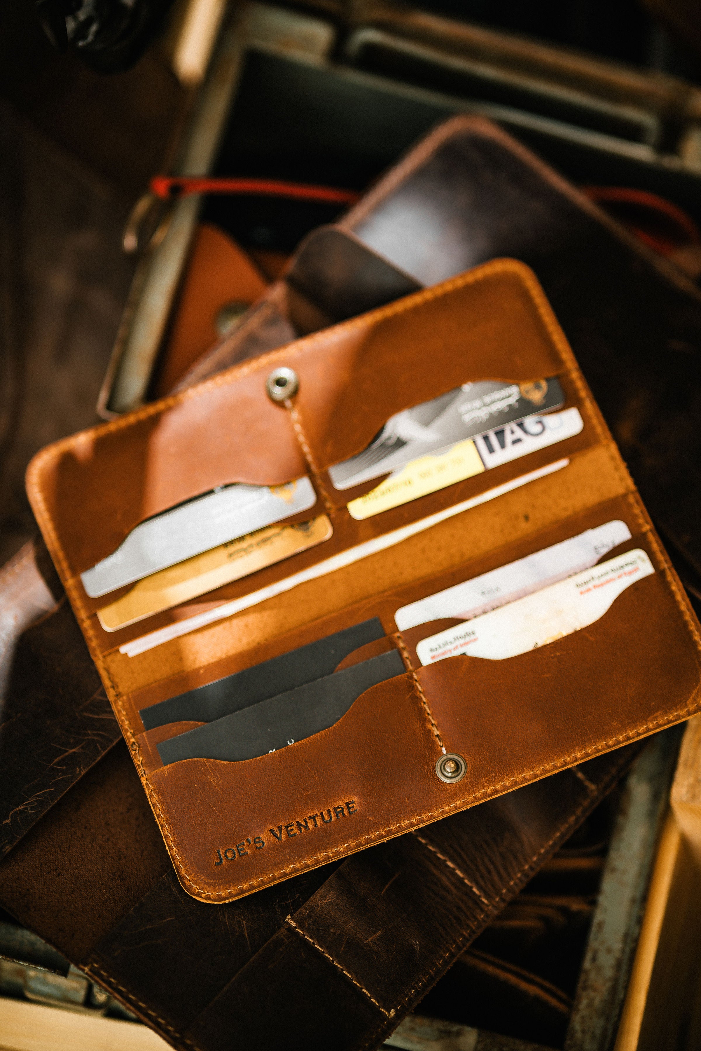 No.1 Vintage Leather Long Wallet