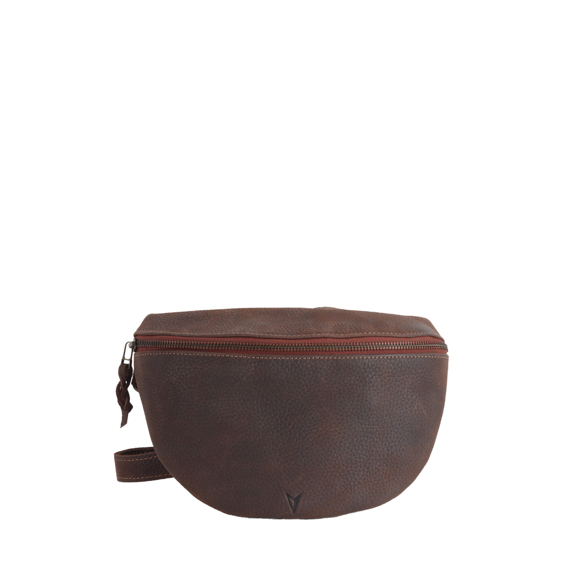 Full Grain Pebbled Leather Waist Bag