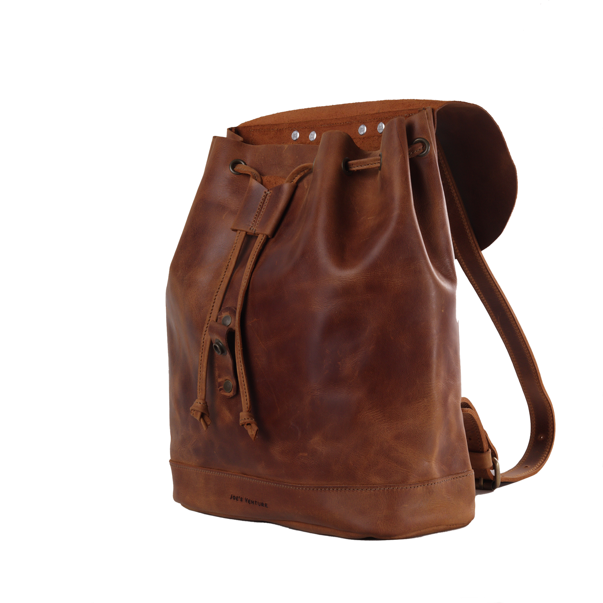 The "Seville" handcrafted leather backpack