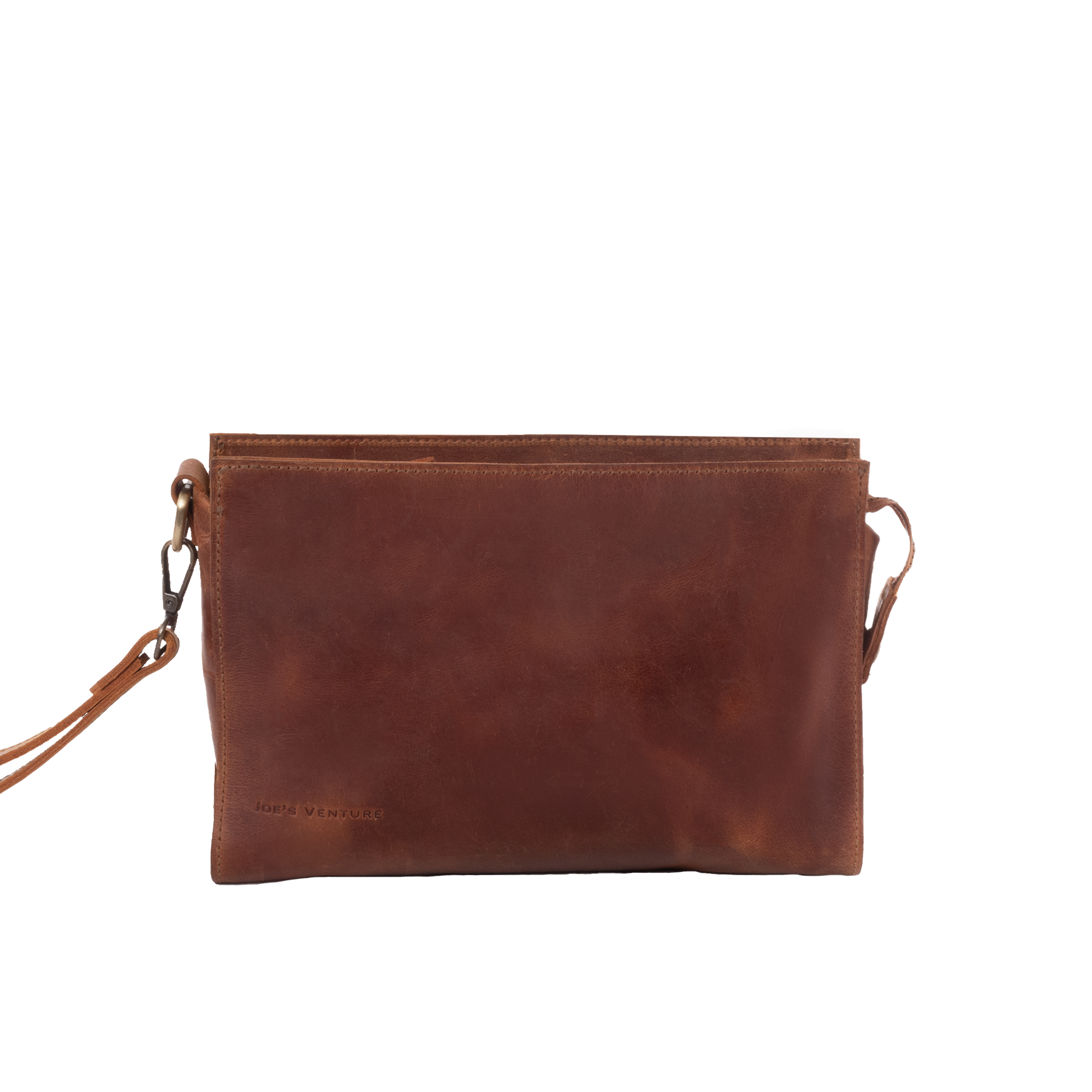 The "Cécilia" handcrafted leather clutch