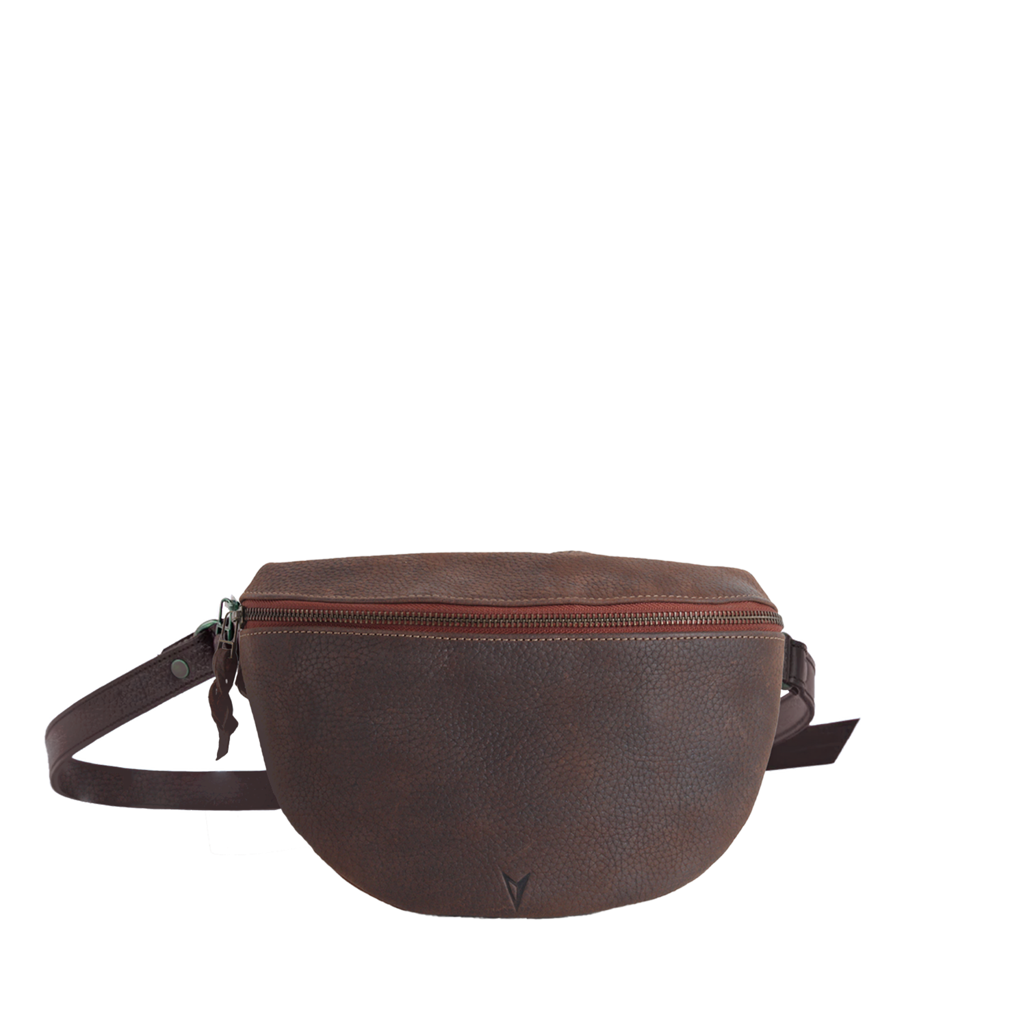 Full Grain Pebbled Leather Waist Bag