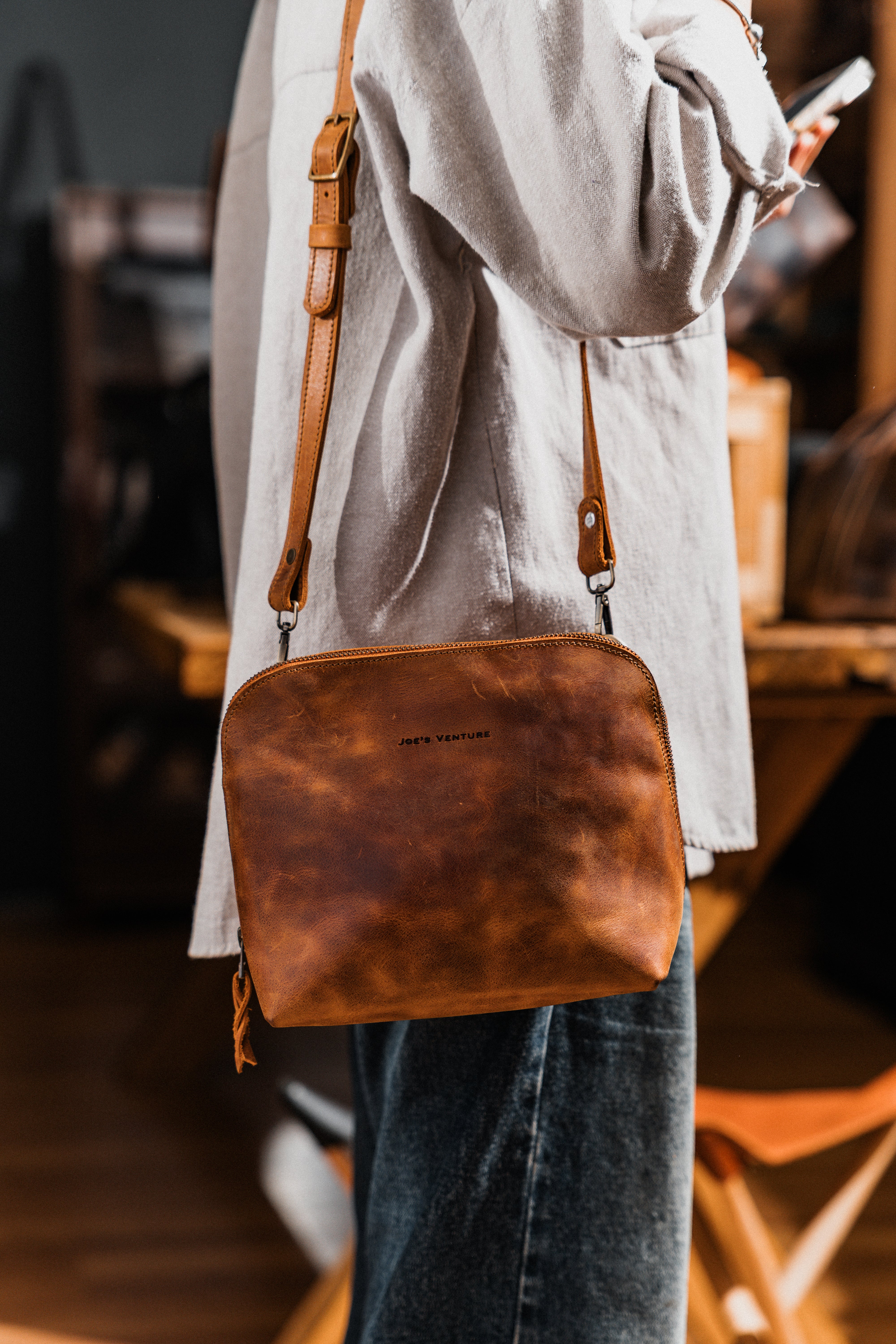 The "Siena" handcrafted leather bag