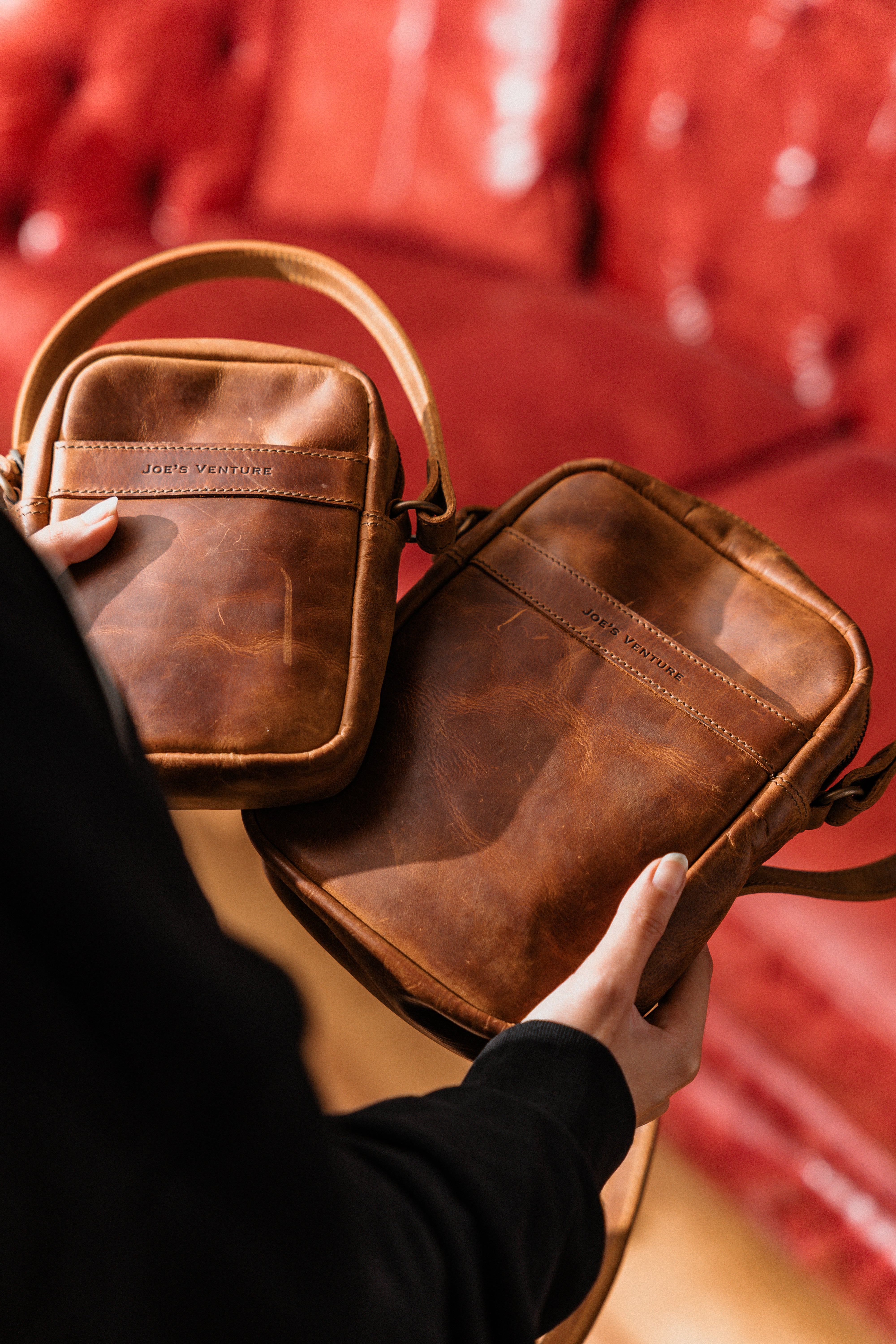 The "Delphi" handcrafted leather bag
