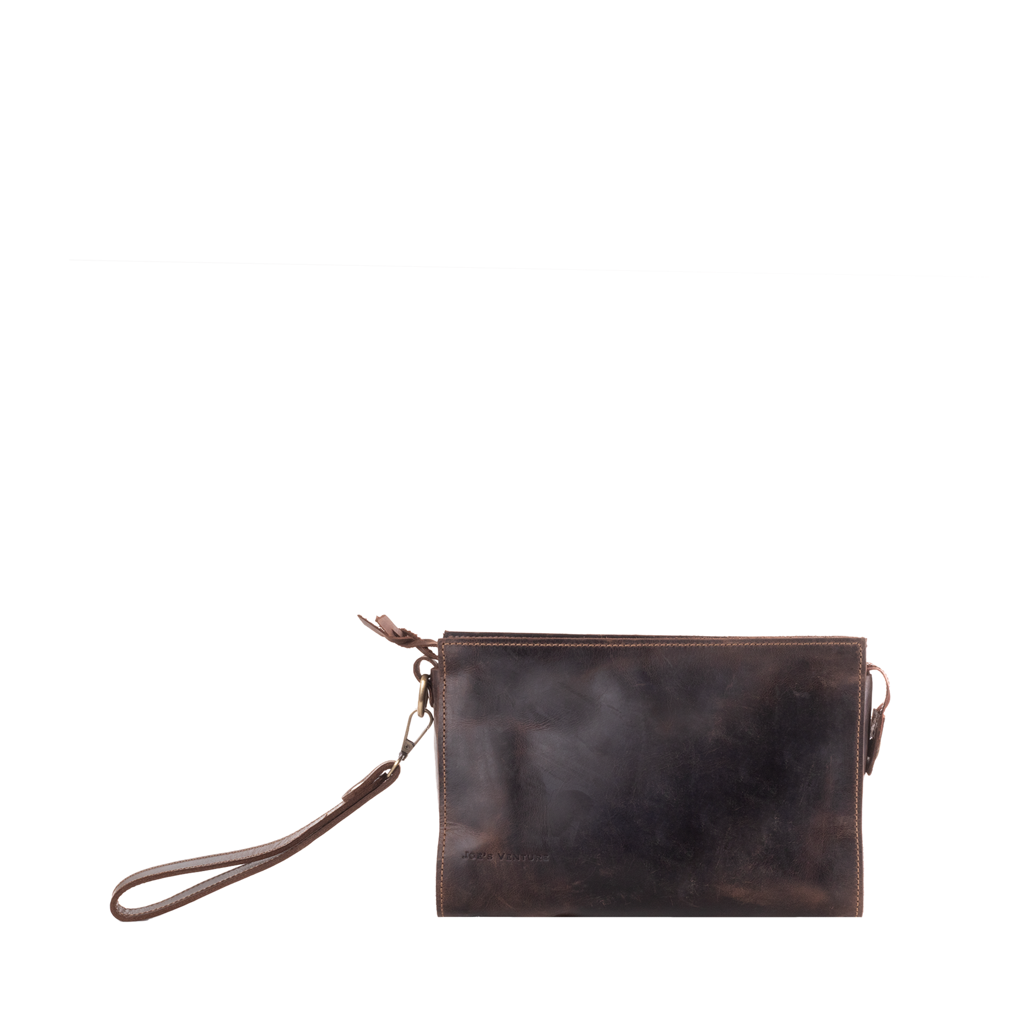 The "Cécilia" handcrafted leather clutch