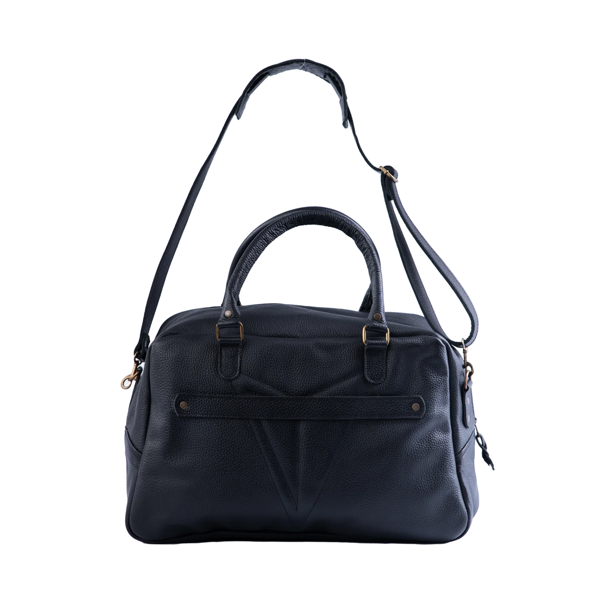 Eclipse Pebbled Leather Business Duffle Carry-On