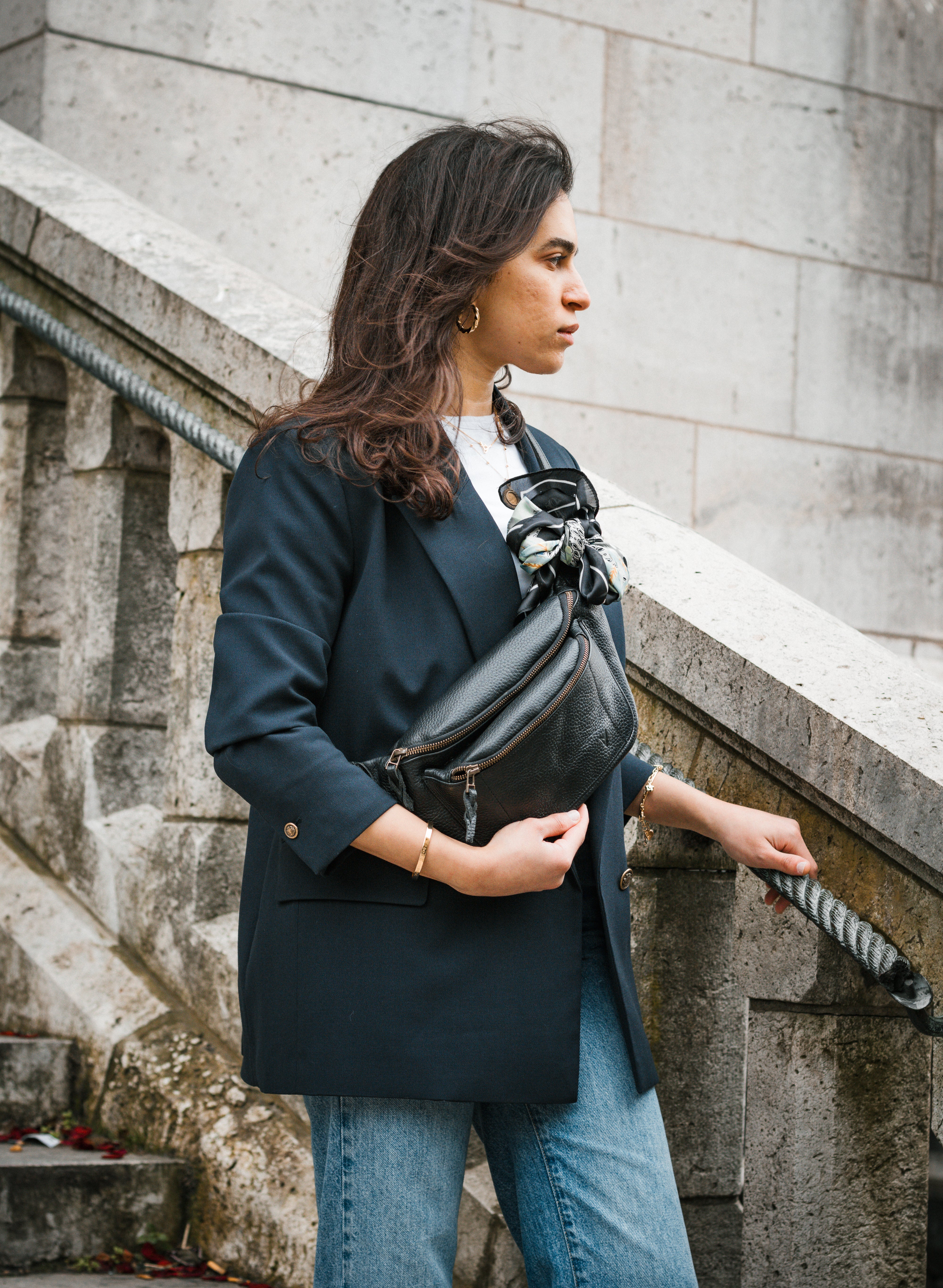 Eclipse Pebbled Leather Fanny Pack