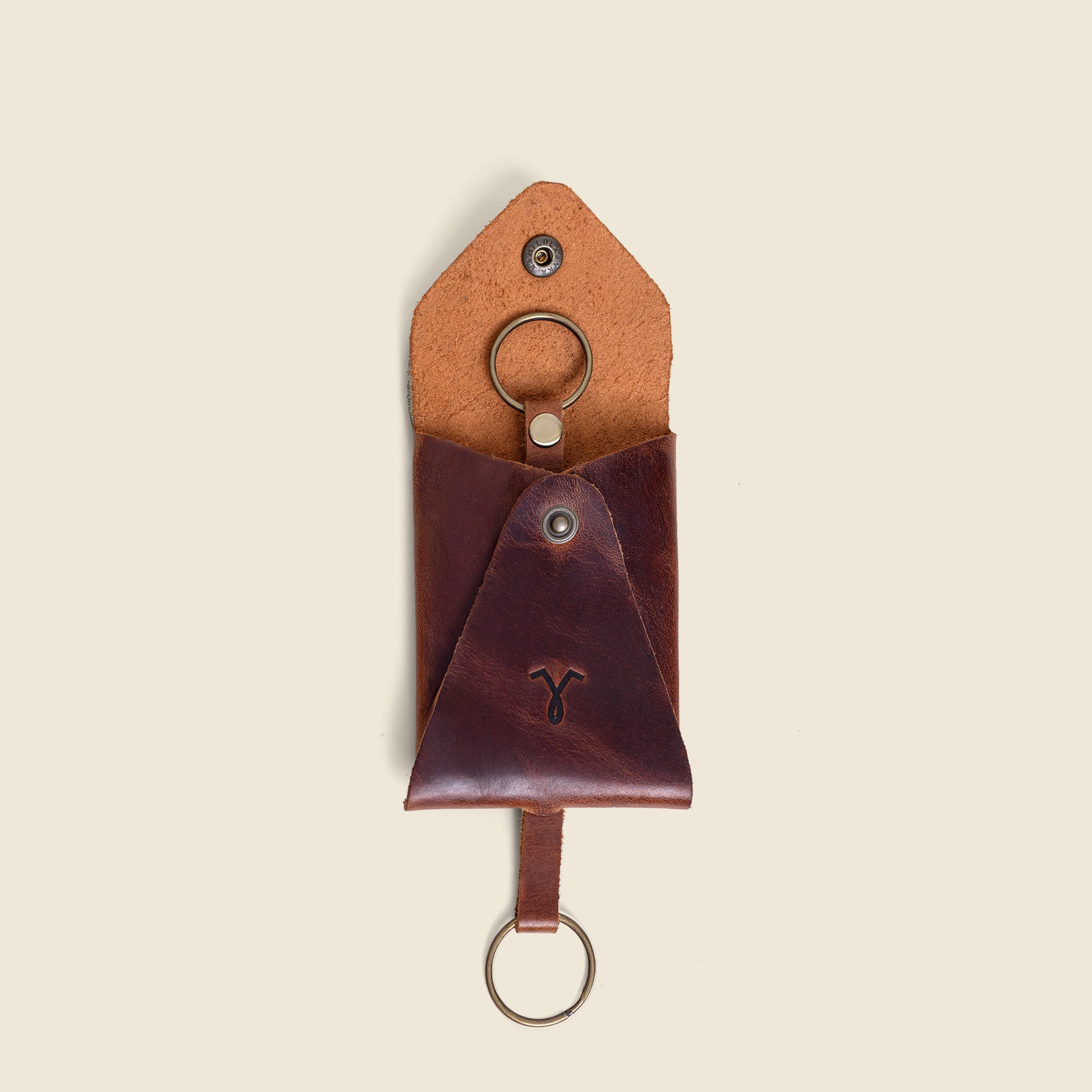 Full-Grain Leather Key Pouch