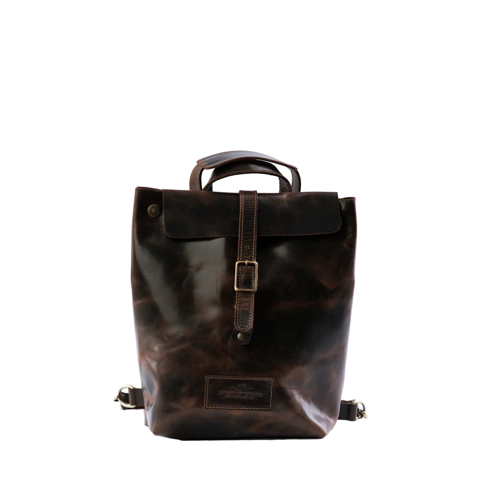 The "Paros" Convertible Handcrafted Leather Adventure Backpack