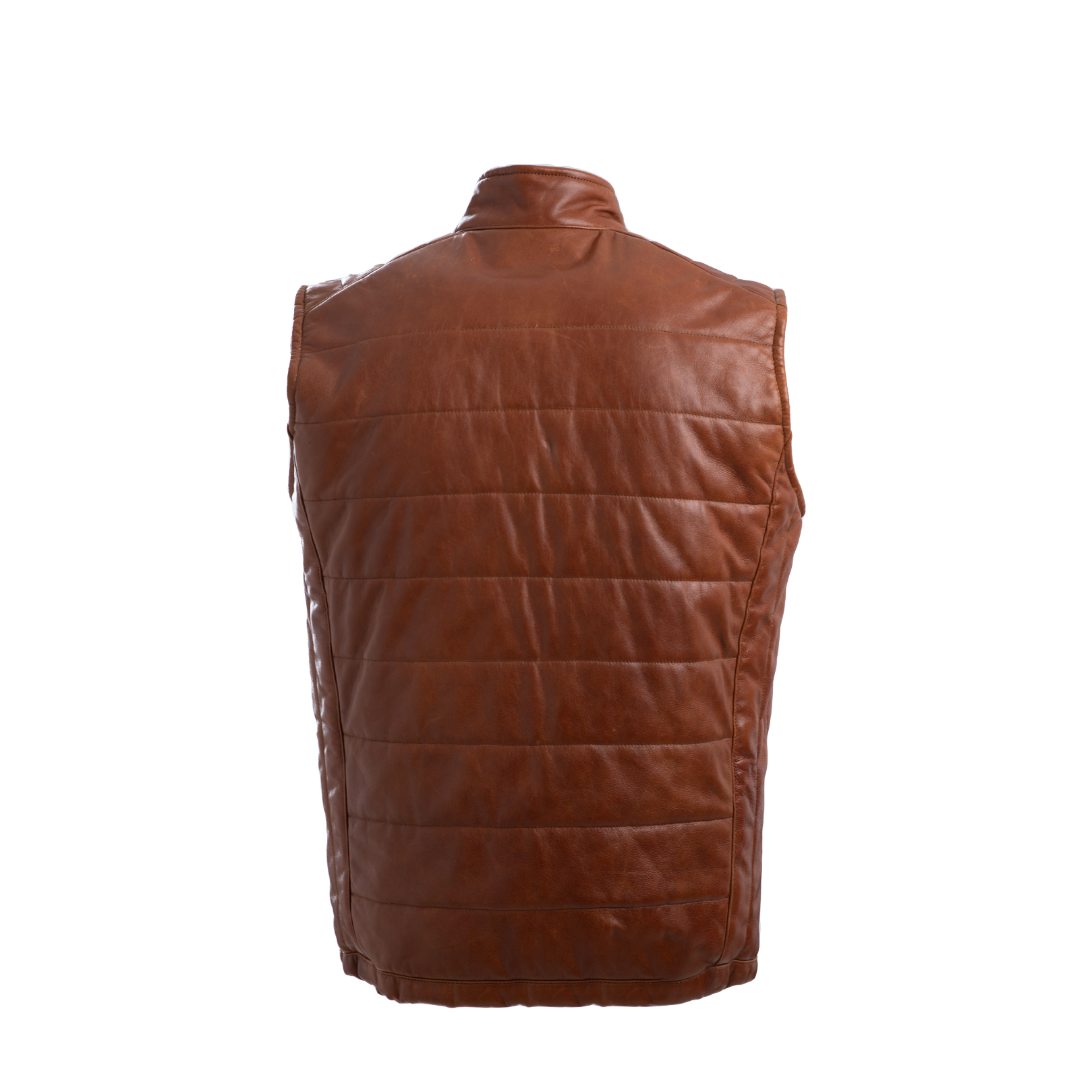 Puffed Nappa Leather Vest