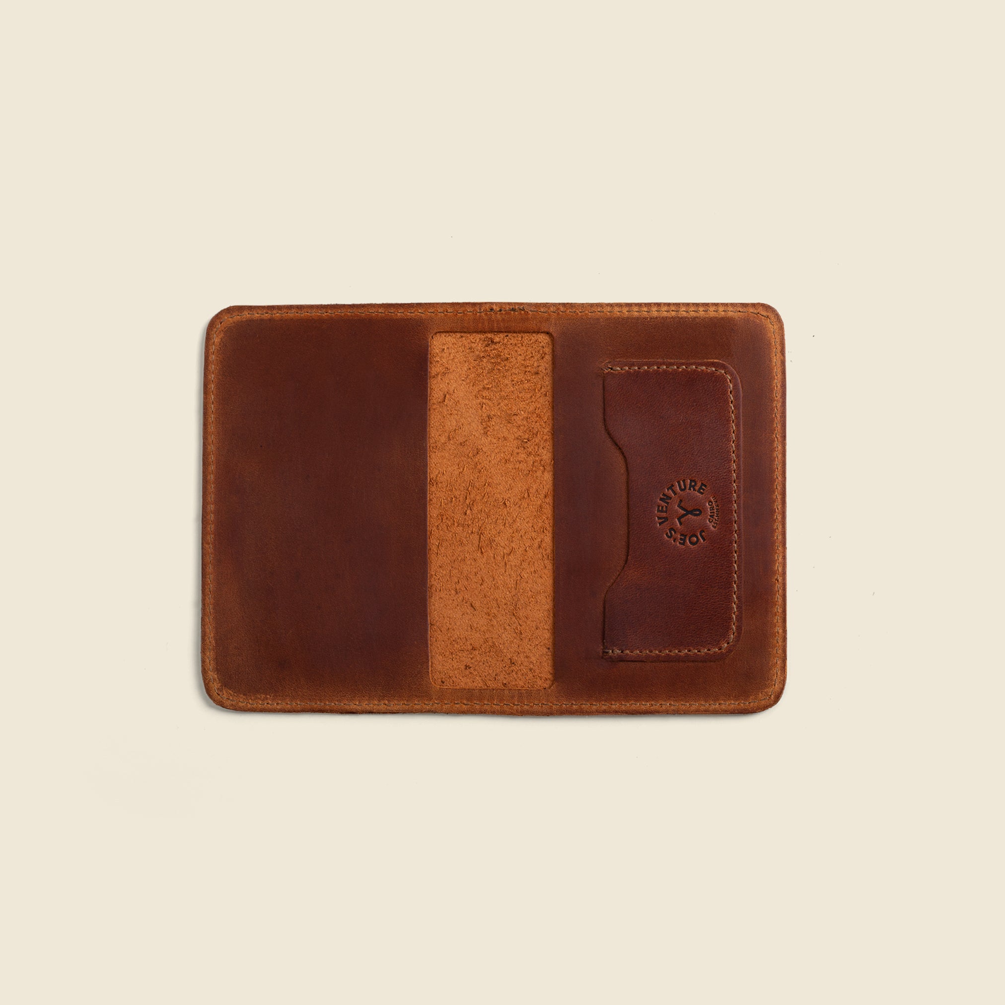 Handcrafted Leather Passport Cover - Travel Essentials