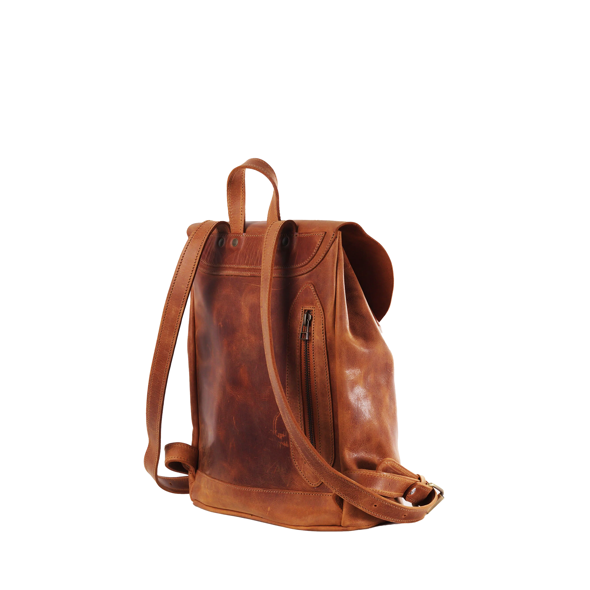 The "Seville" handcrafted leather backpack