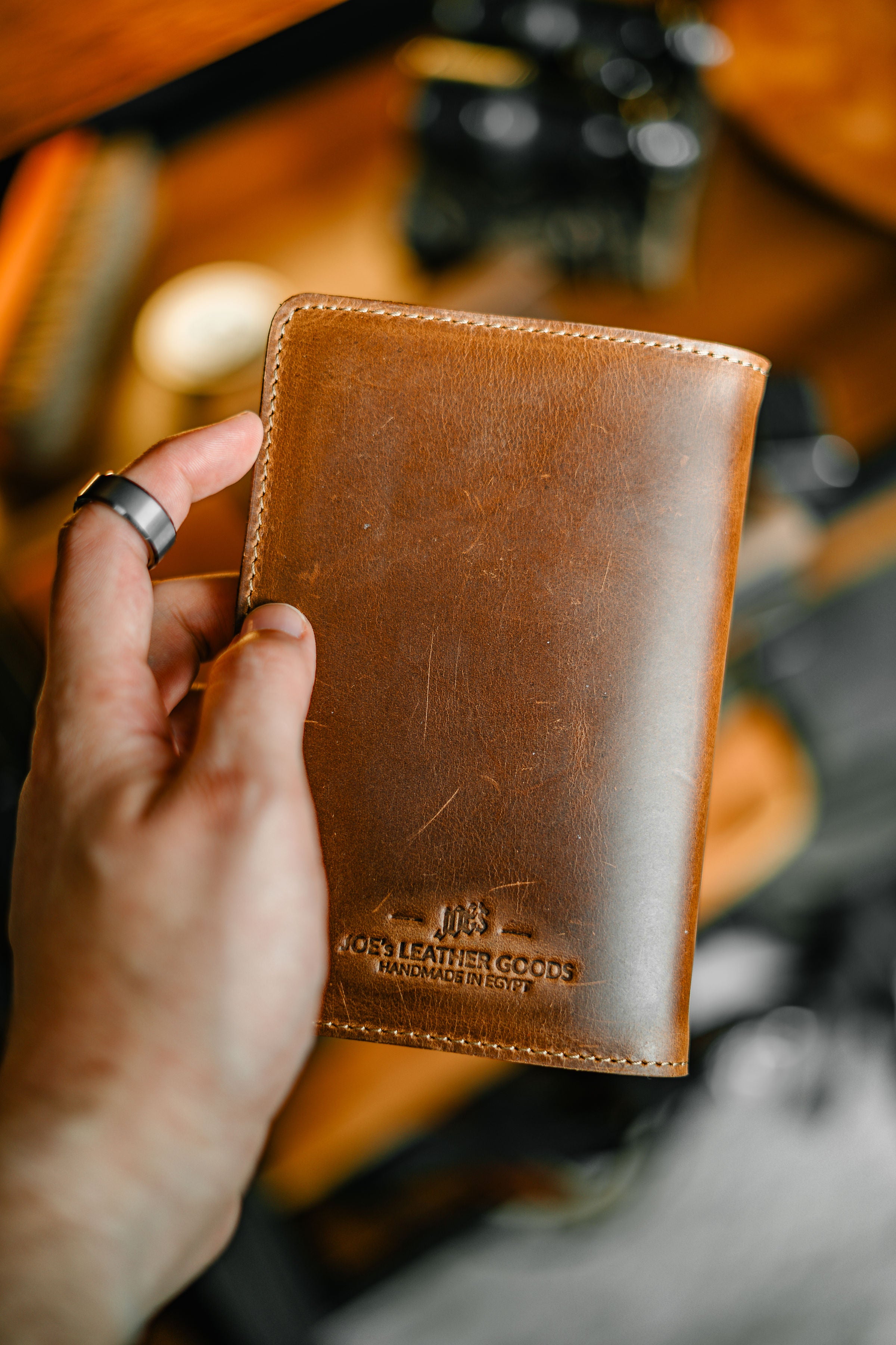 The Handcrafted A6 Analog Leather Notebook Cover