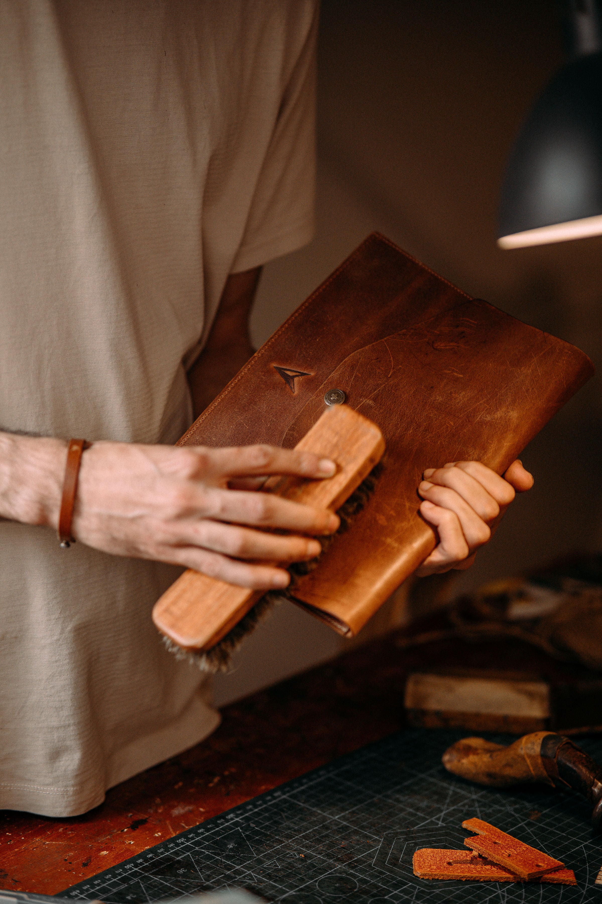 Handcrafted Leather Macbook Laptop Sleeve