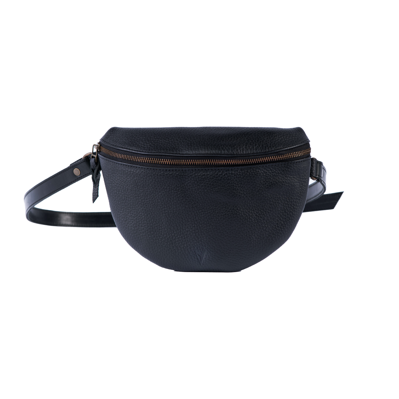 Full Grain Pebbled Leather Waist Bag