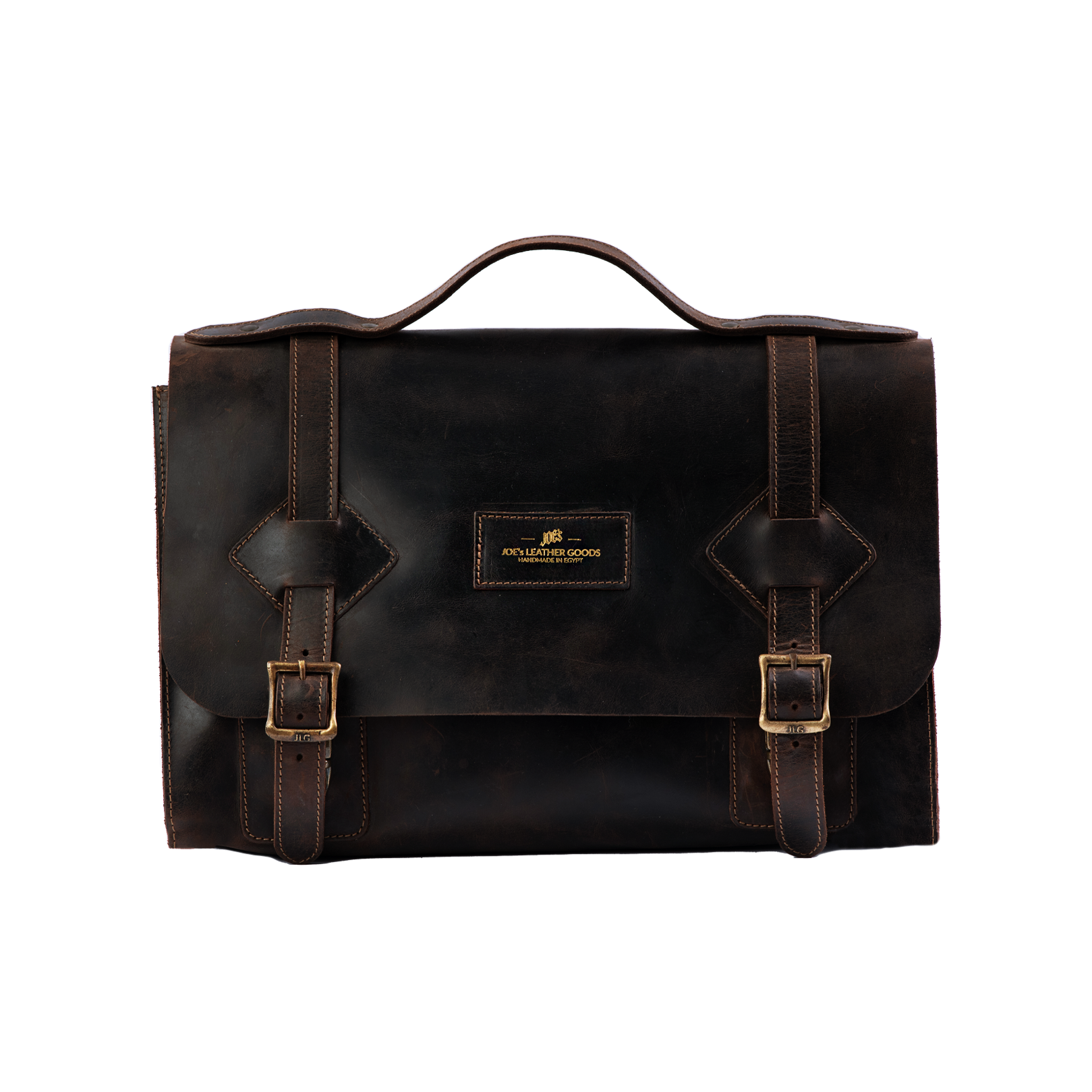 The "Vancouver" Handcrafted Leather Vintage Laptop Messenger Bag