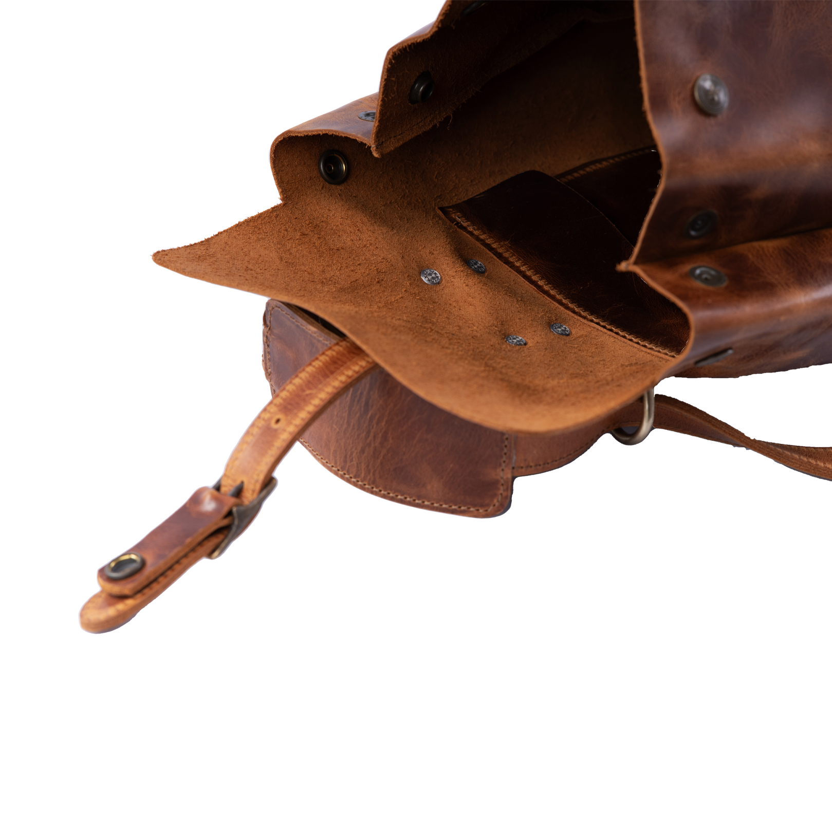 The "Paros" Convertible Handcrafted Leather Adventure Backpack