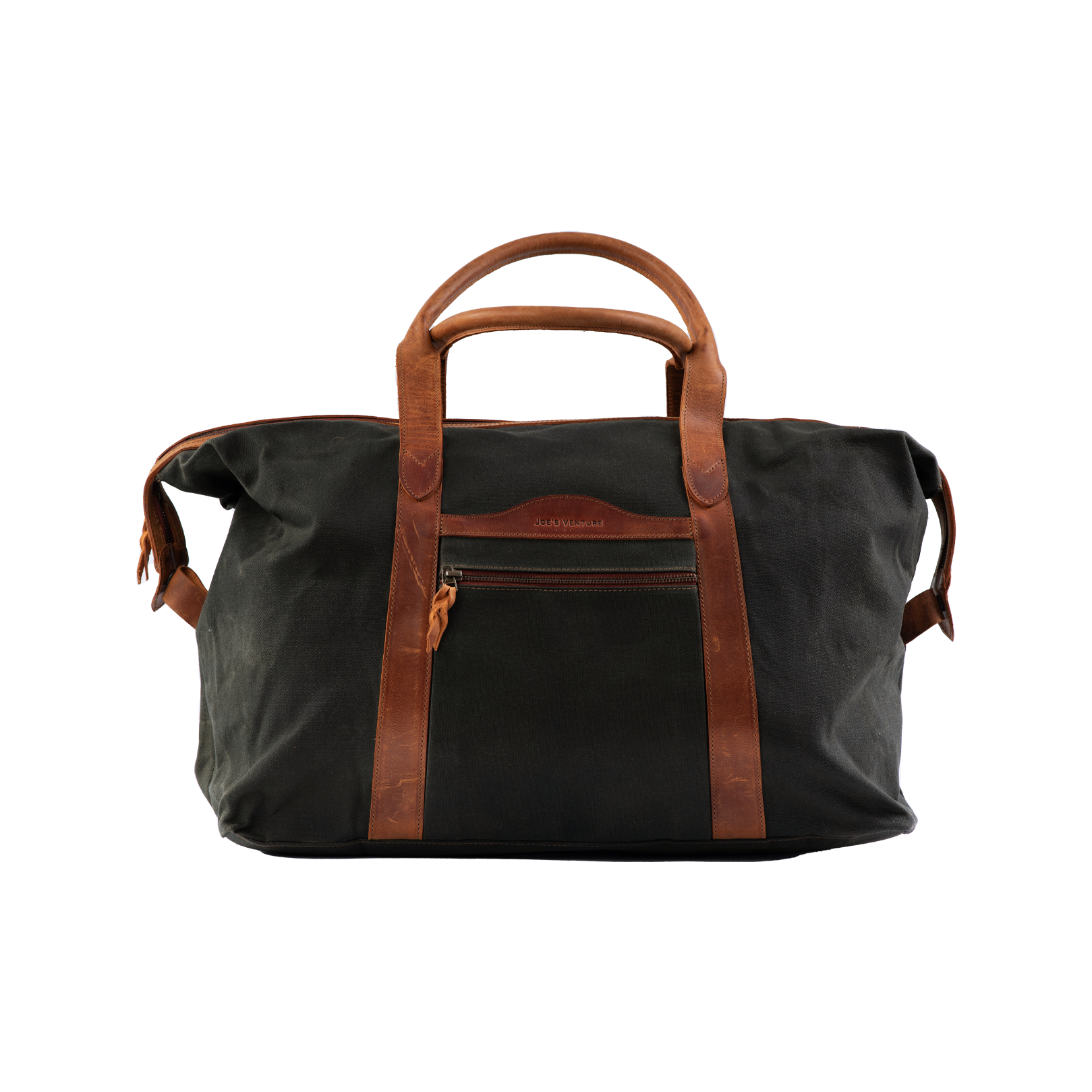 Waxed-Canvas Leather "Travel Duffle" Bag Vintage Handcrafted
