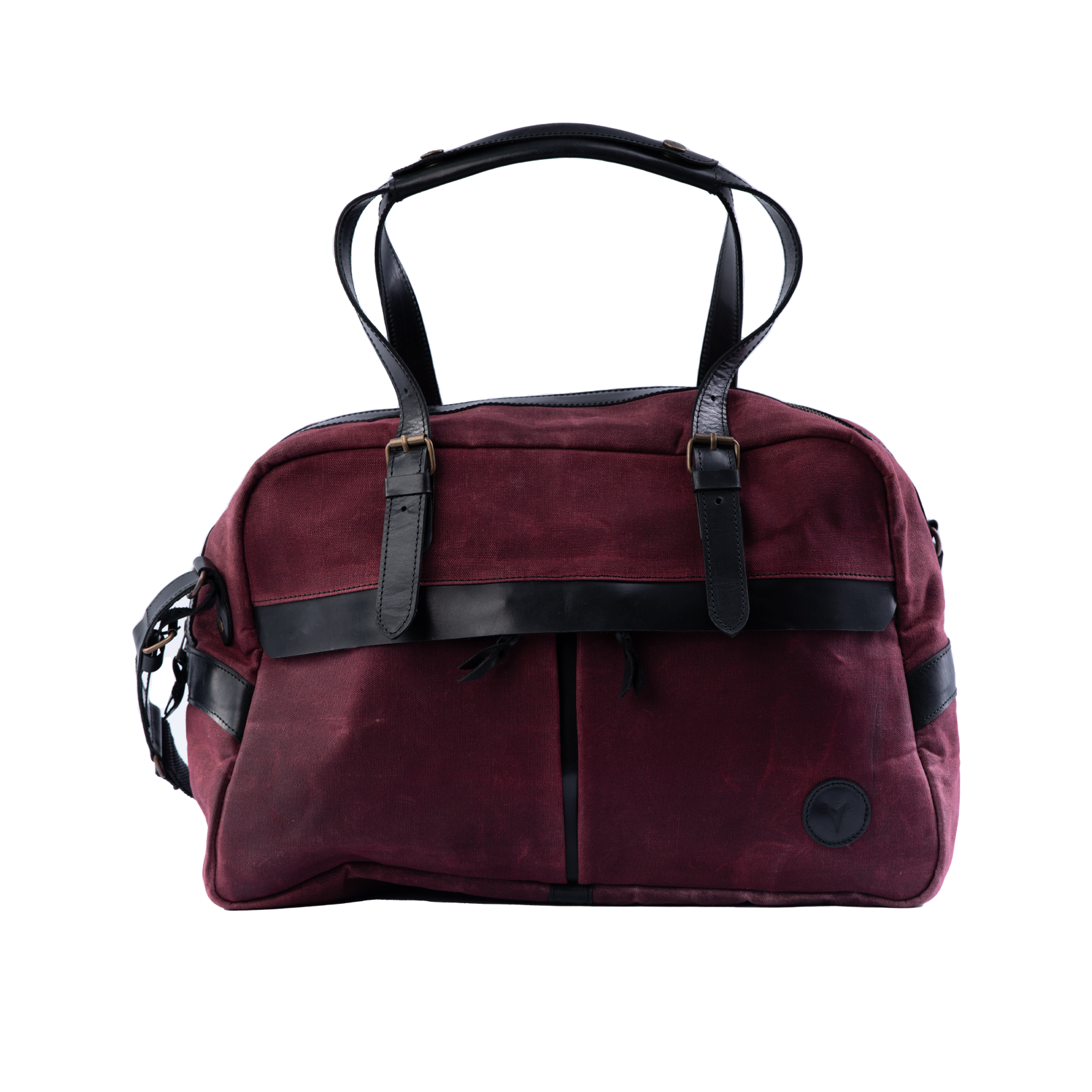 Waxed-Canvas Leather "Business Duffle" Bag Vintage Handcrafted