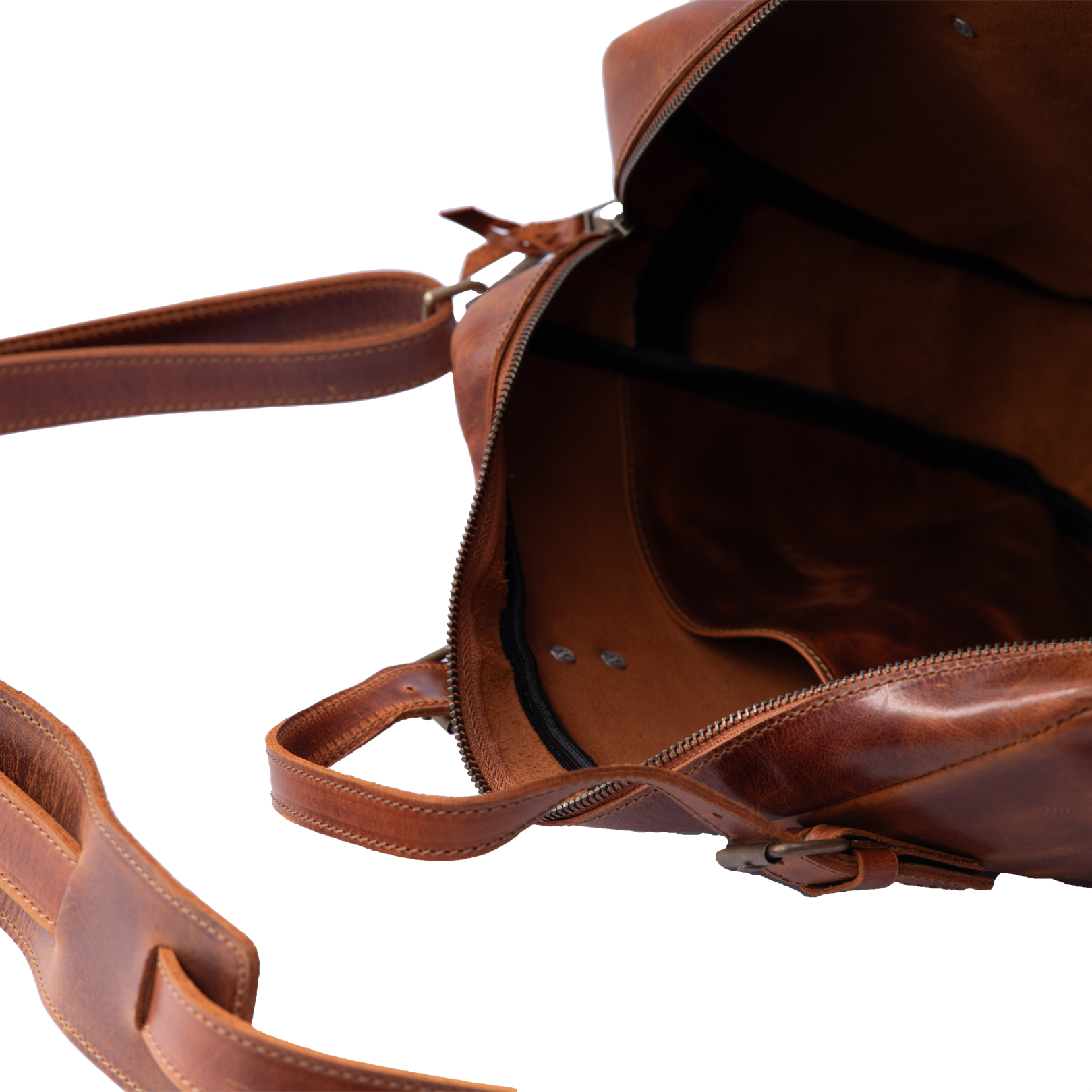 Vintage Full-Grain Leather Laptop Bag