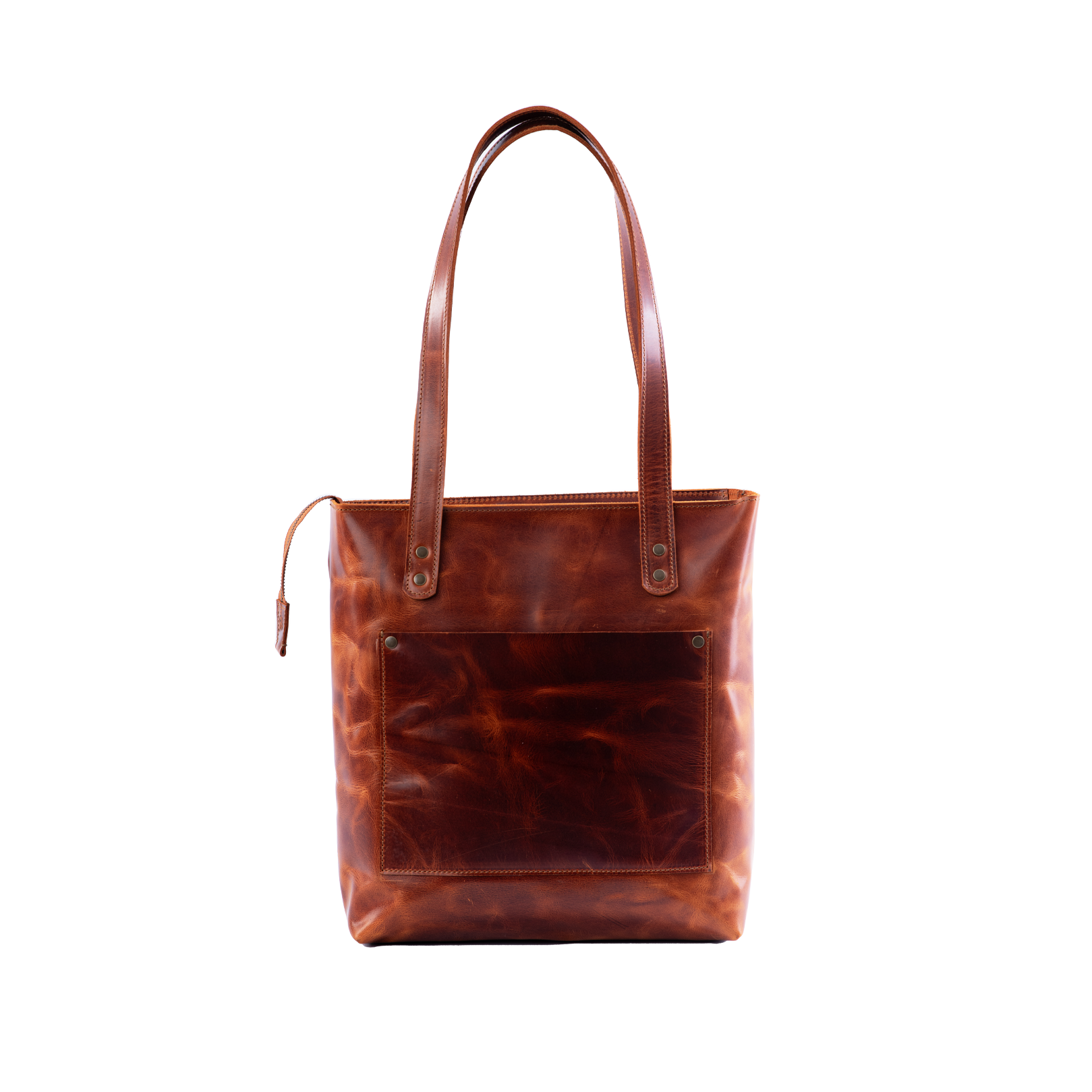 The "Giza" Leather Handcrafted Tote Bag