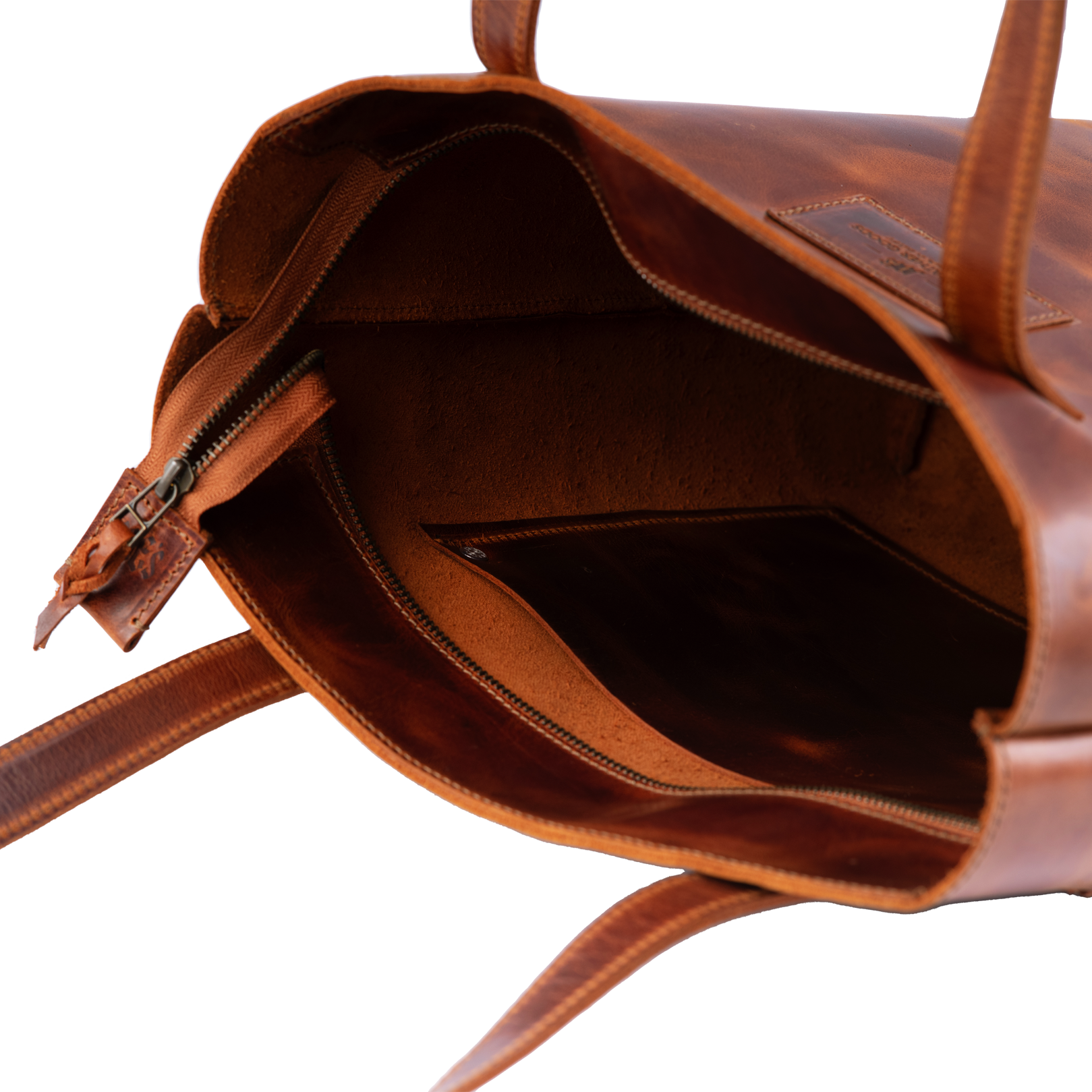 The "Giza" Leather Handcrafted Tote Bag