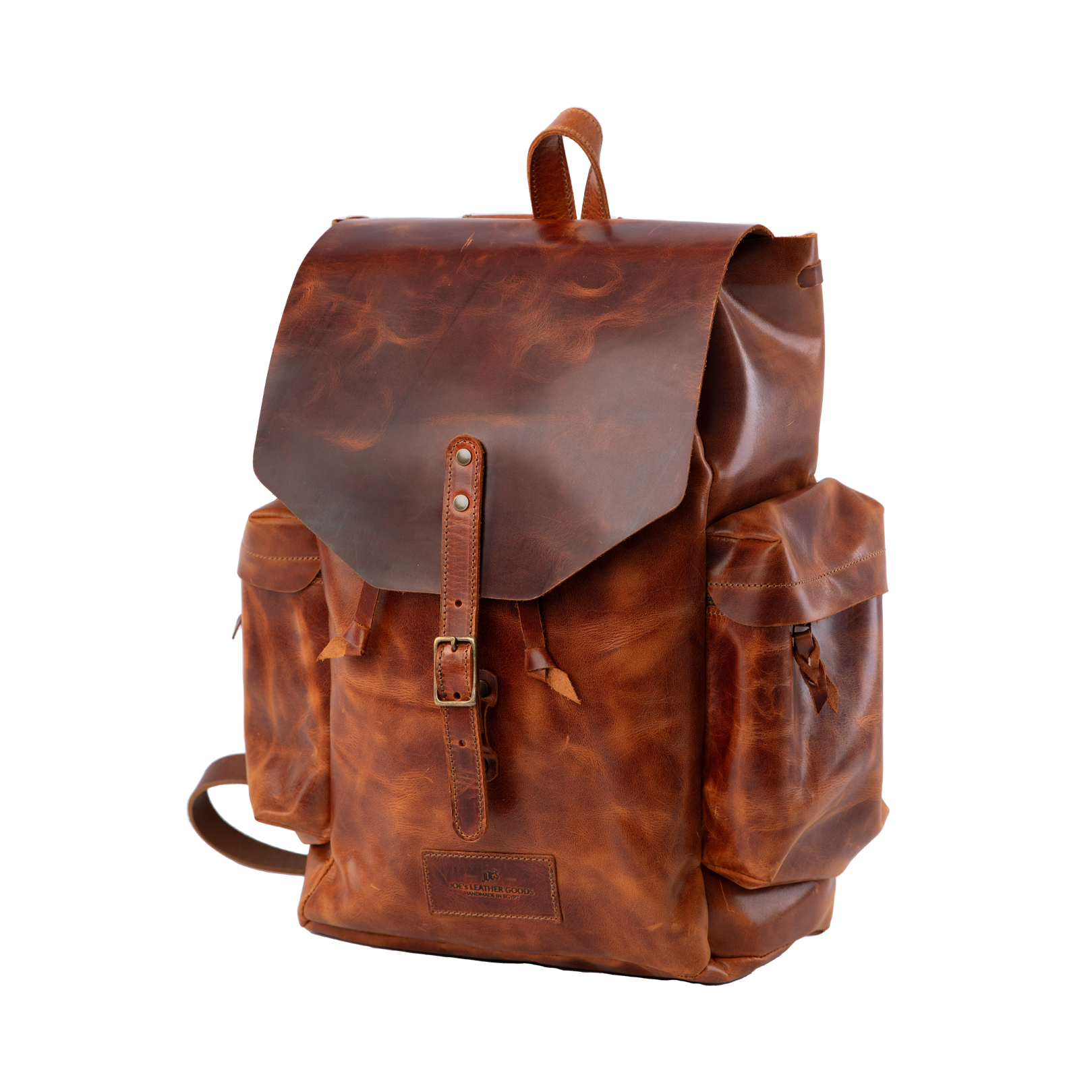 "The Pyrenees" Handcrafted Leather Adventure Laptop Backpack