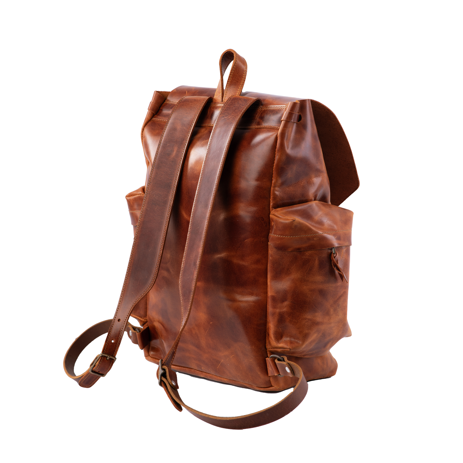 "The Pyrenees" Handcrafted Leather Adventure Laptop Backpack