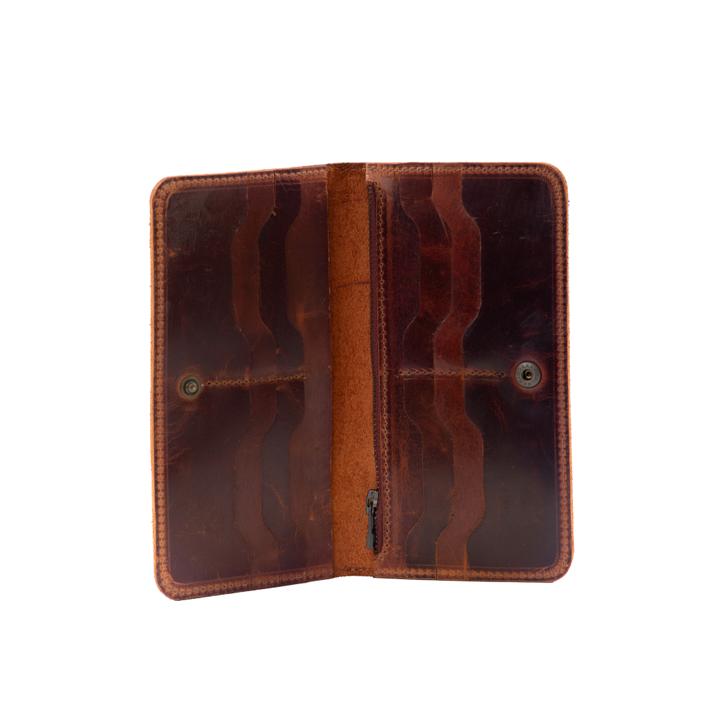 No.2 Vintage Leather Long Wallet