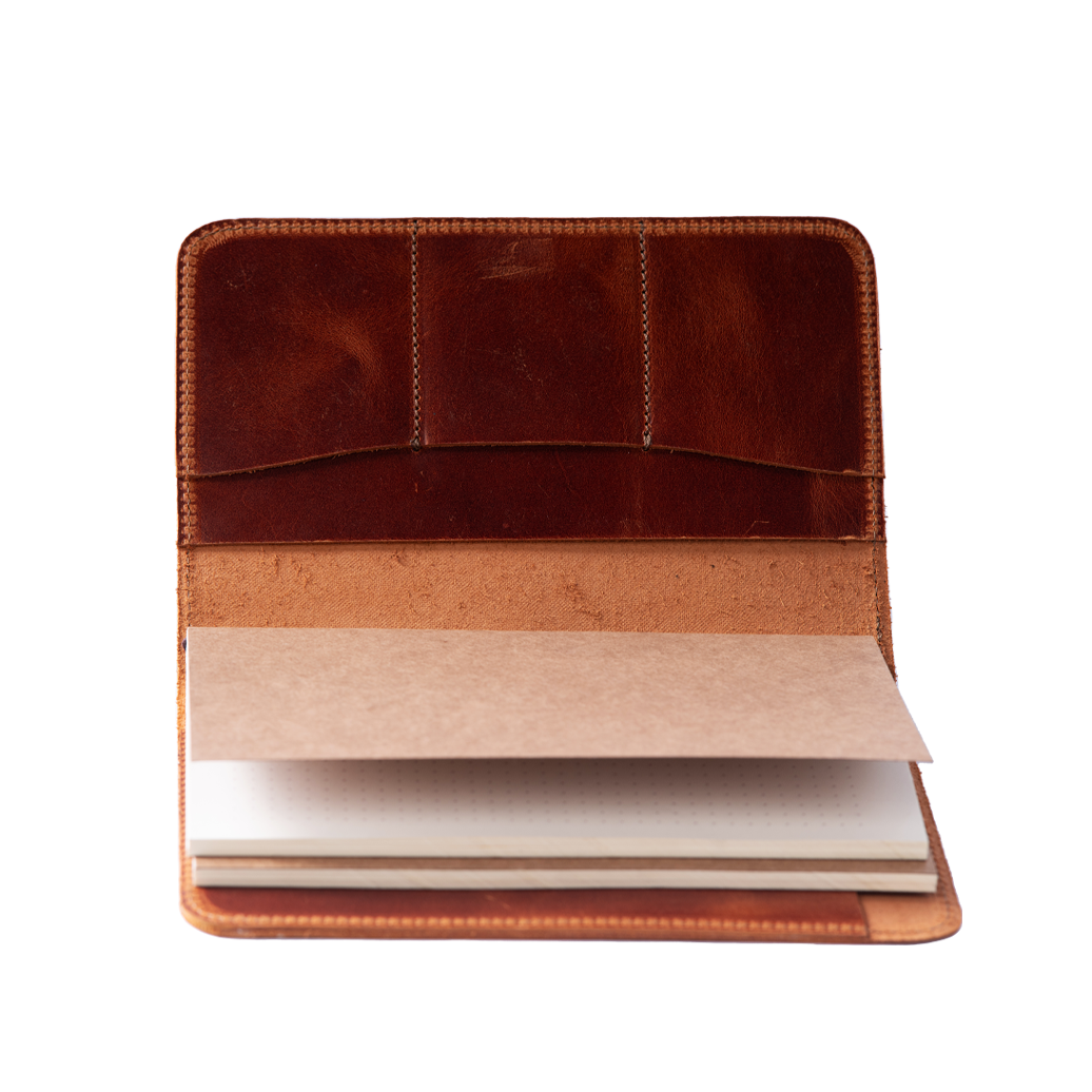 Handcrafted Leather Travelers Notebook Pro Journal