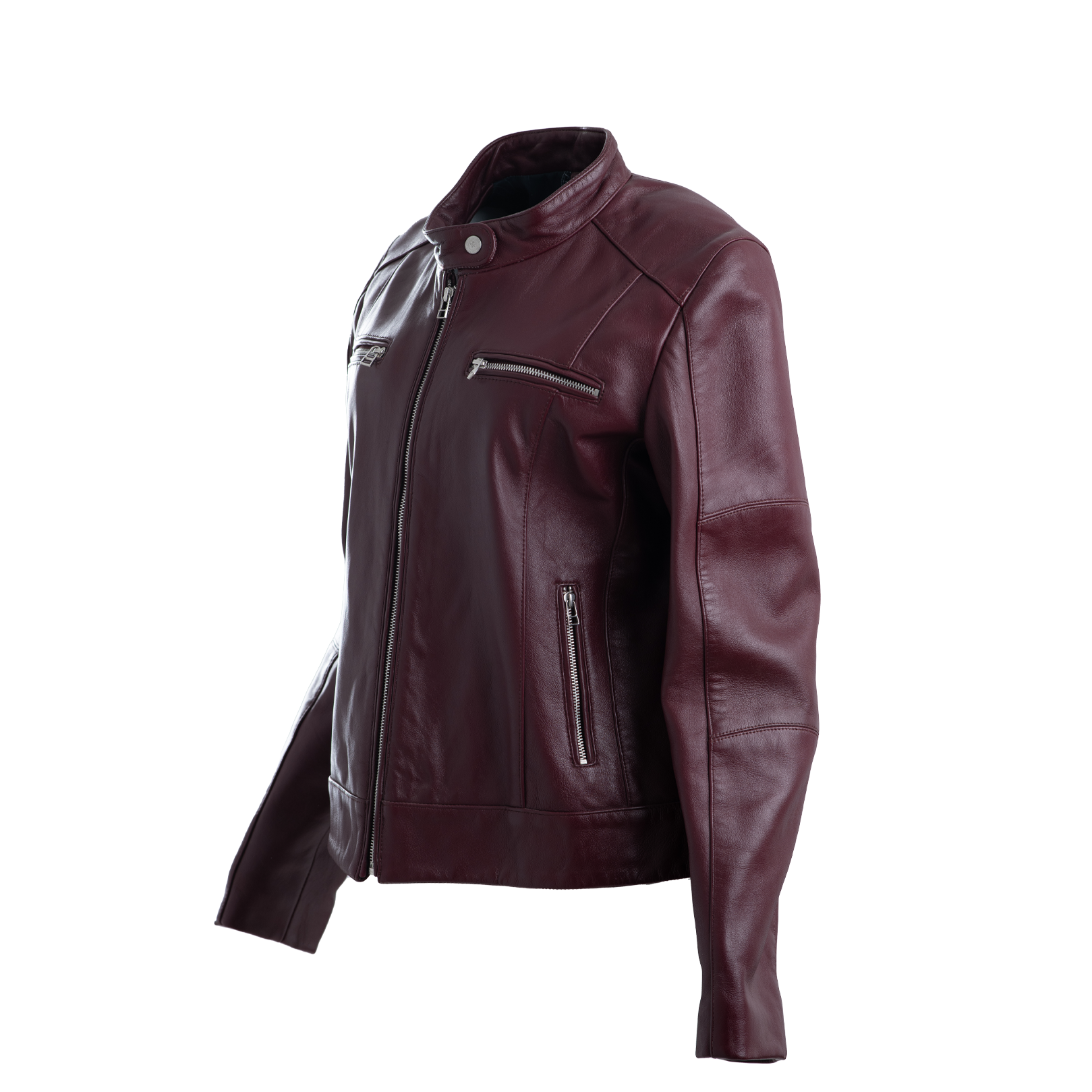 Burgundy Lamb Nappa Pilot Size 46