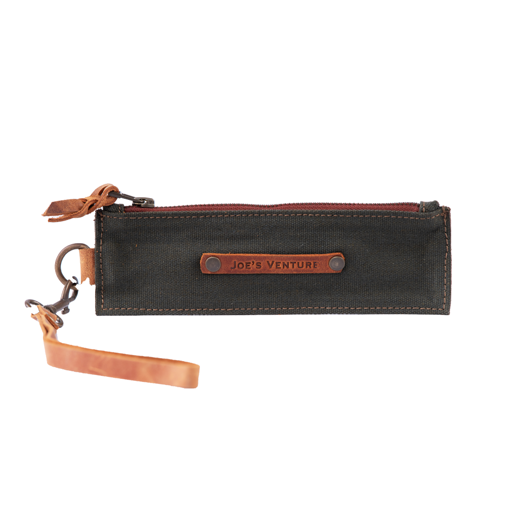 Waxed-Canvas Pencil Case Vintage Handcrafted EDC