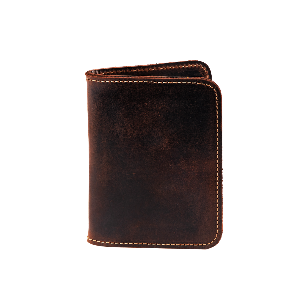 Handcrafted Leather Passport Cover - Travel Essentials