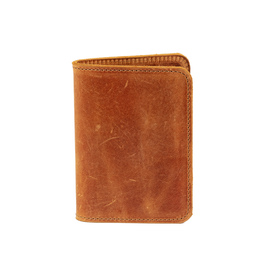 Handcrafted Leather Passport Cover - Travel Essentials