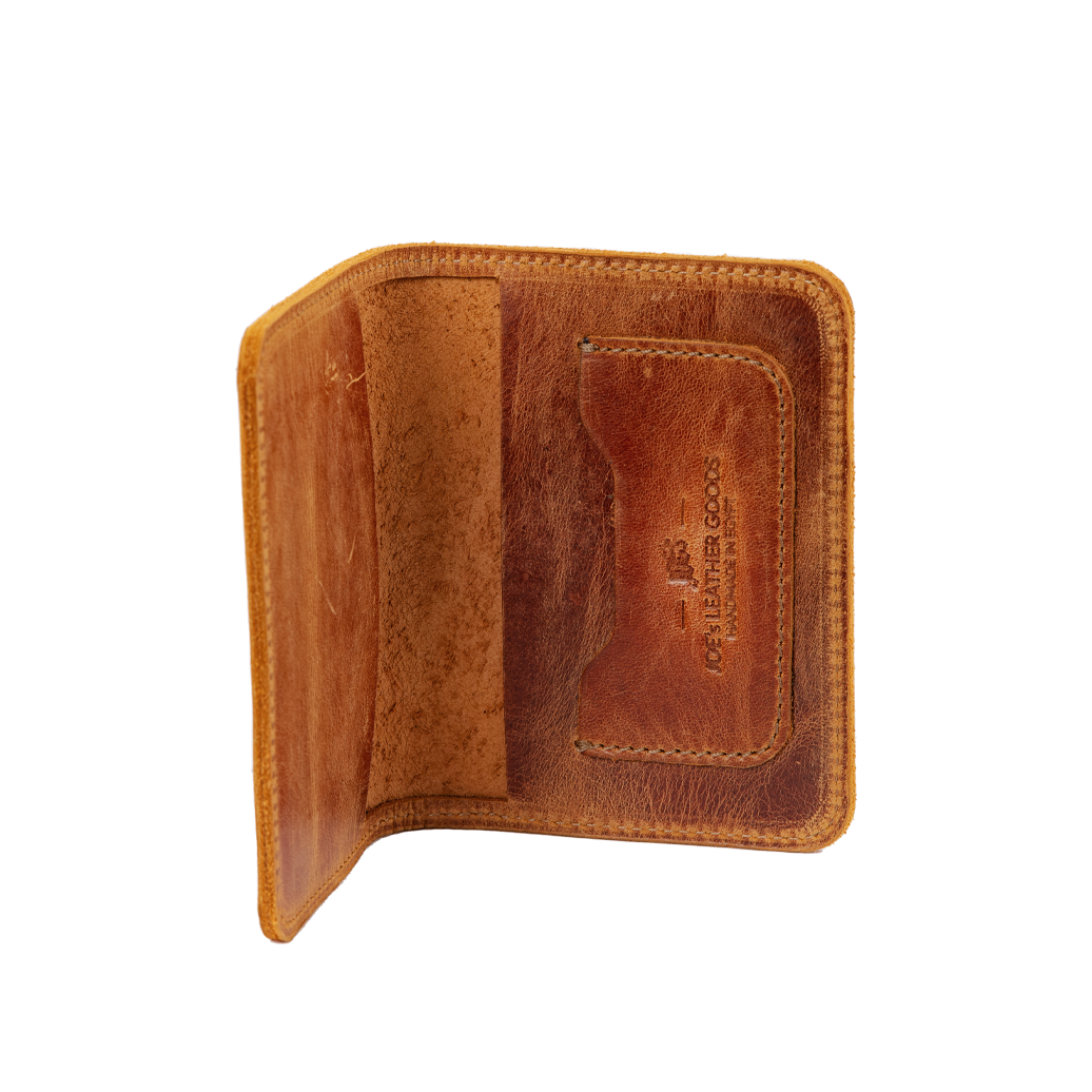 Handcrafted Leather Passport Cover - Travel Essentials