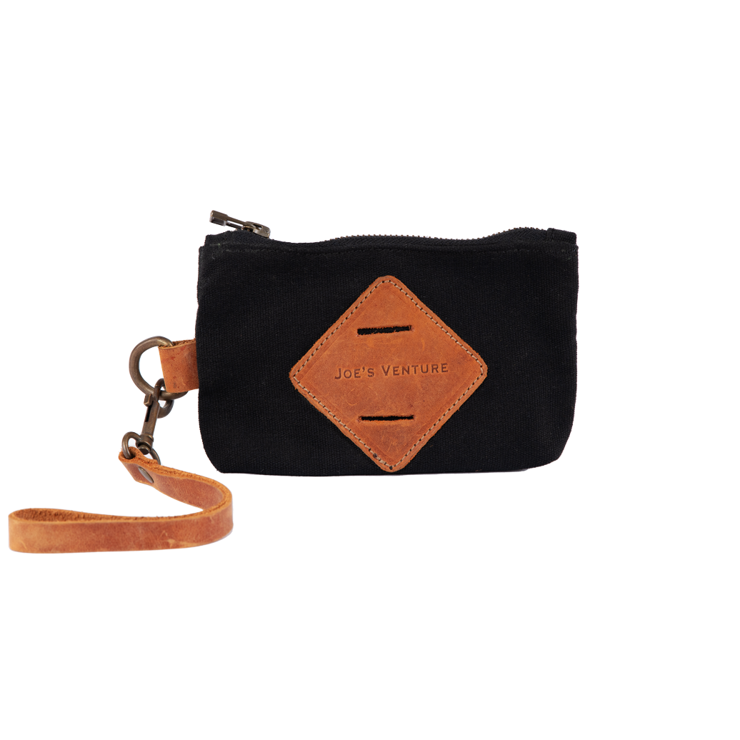 Vintage Handcrafted Waxed-Canvas EDC Pouch