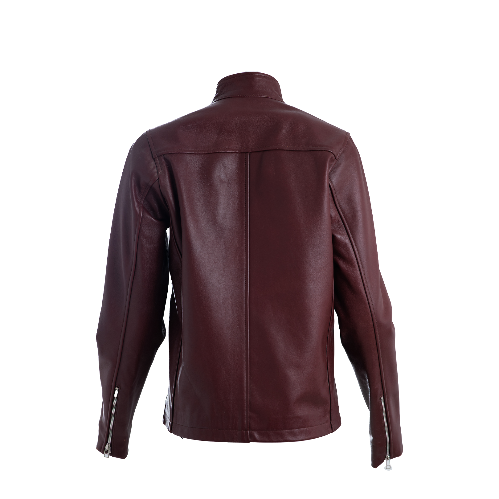 Burgundy Nappa Café Racer Size 48