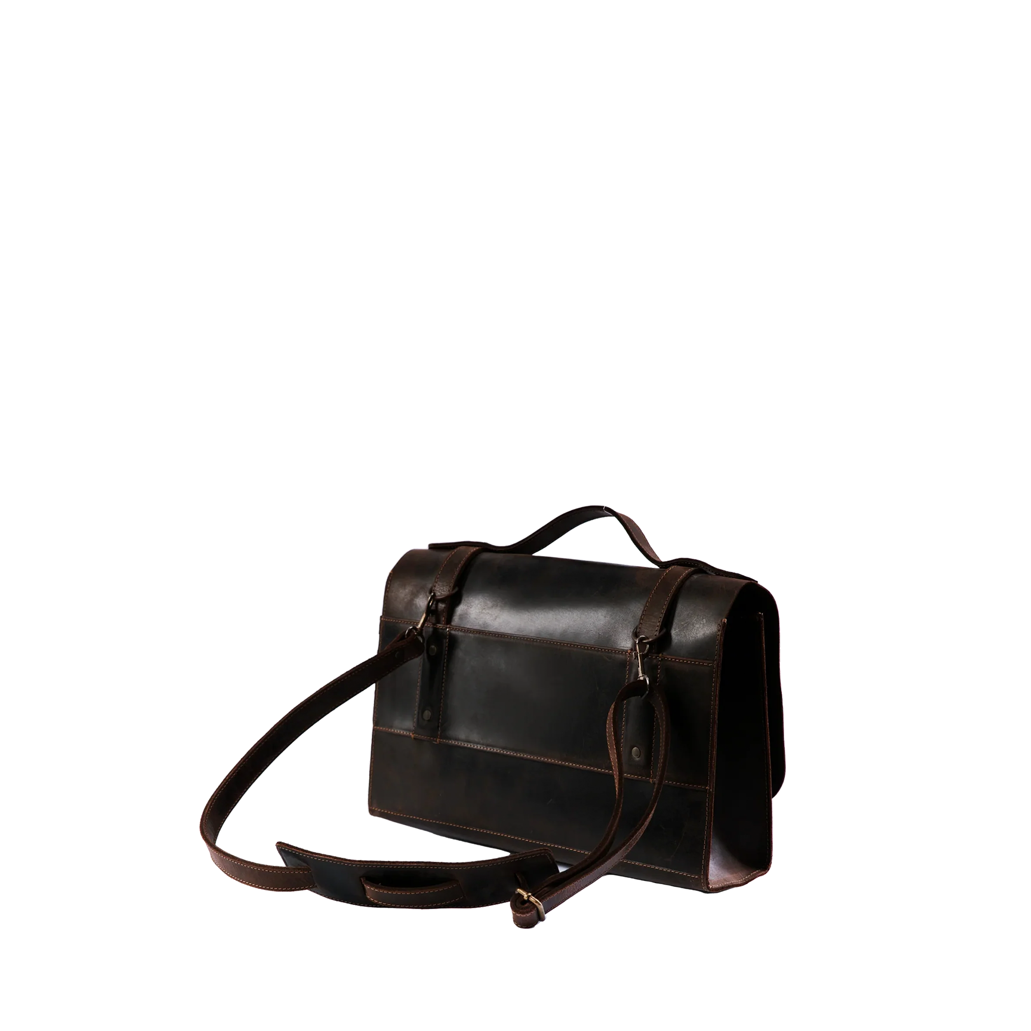 The "Vancouver" Handcrafted Leather Vintage Laptop Messenger Bag