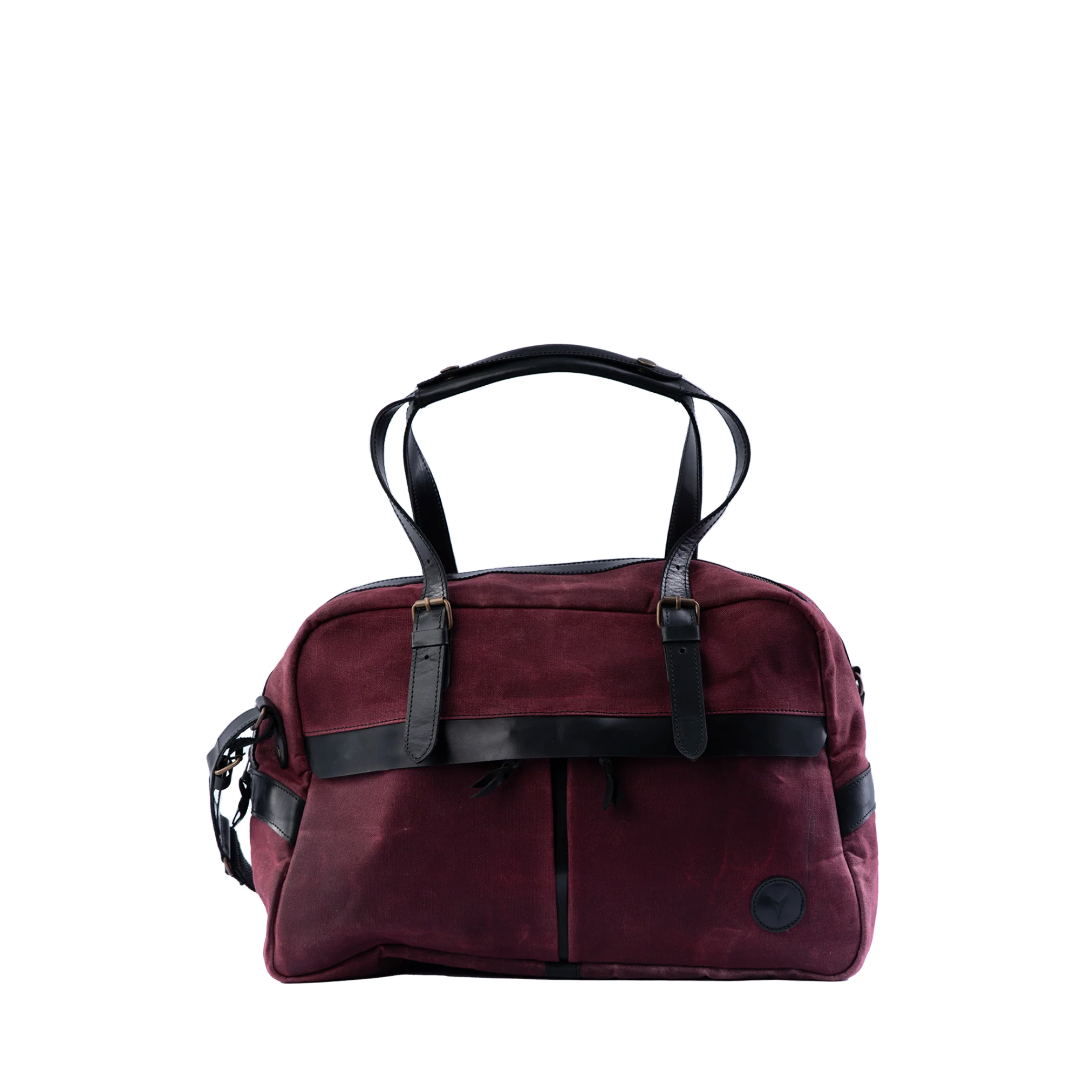 Waxed-Canvas Leather "Business Duffle" Bag Vintage Handcrafted