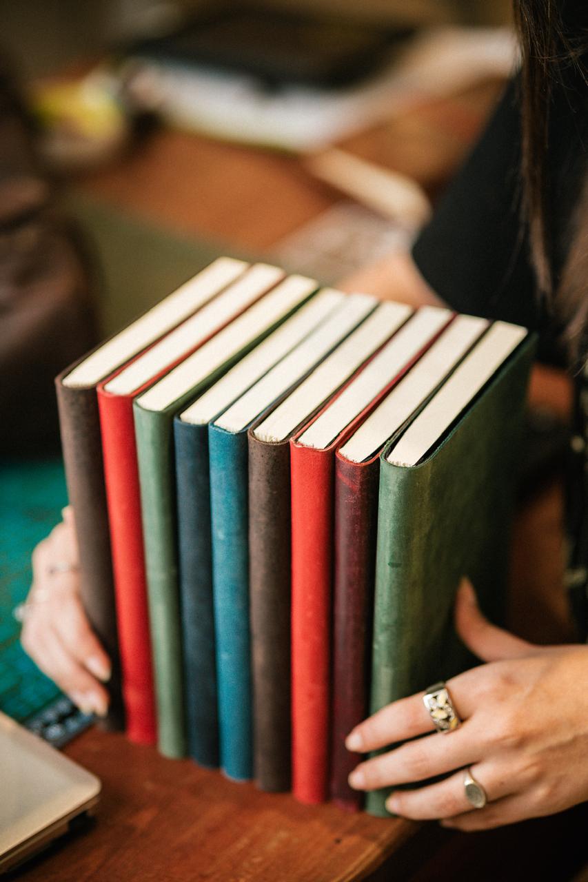 A5 Notebook With a Leather Cover