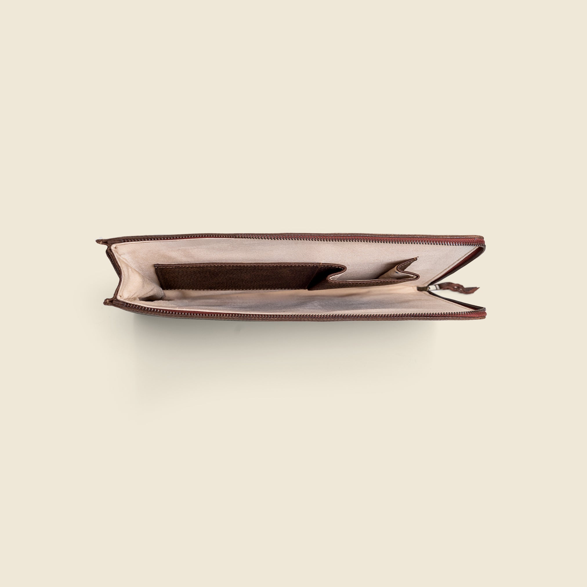Apex Pebbled Leather Zipped Laptop Sleeve