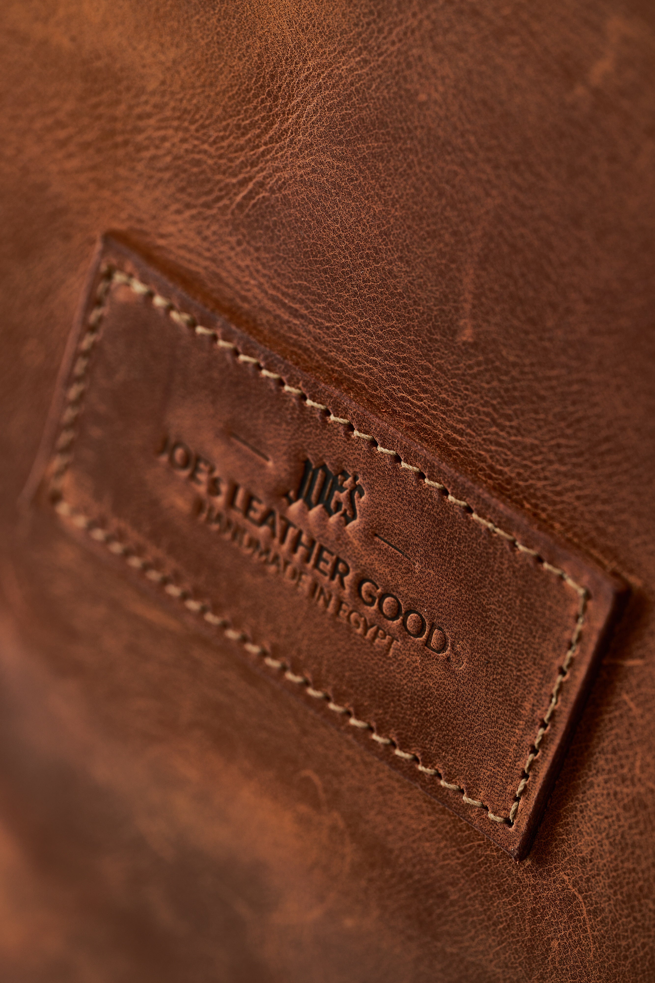 The "Giza" Leather Handcrafted Tote Bag