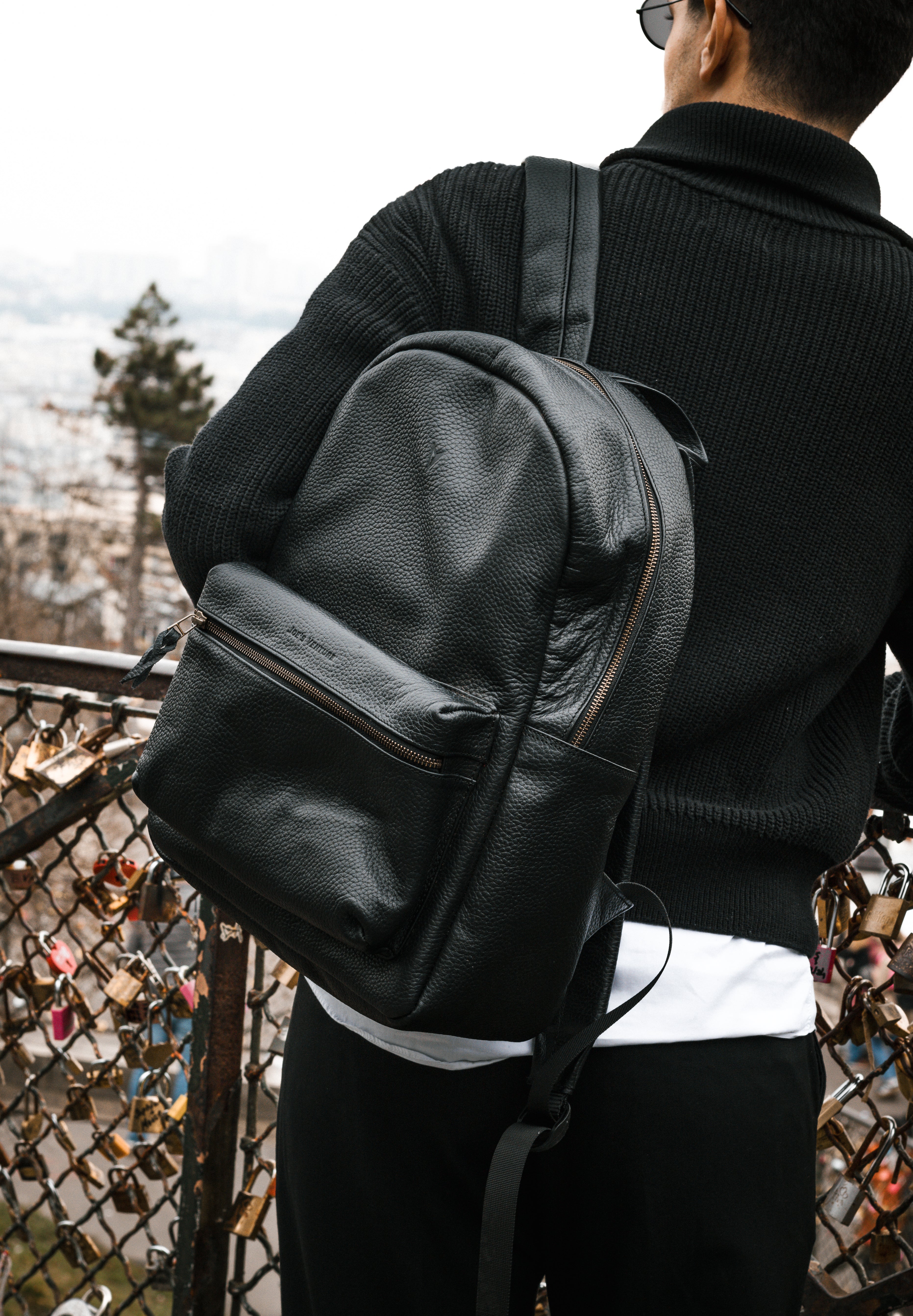 Discover the Eclipse Pebbled Leather Fanny Pack and Toiletry Bag