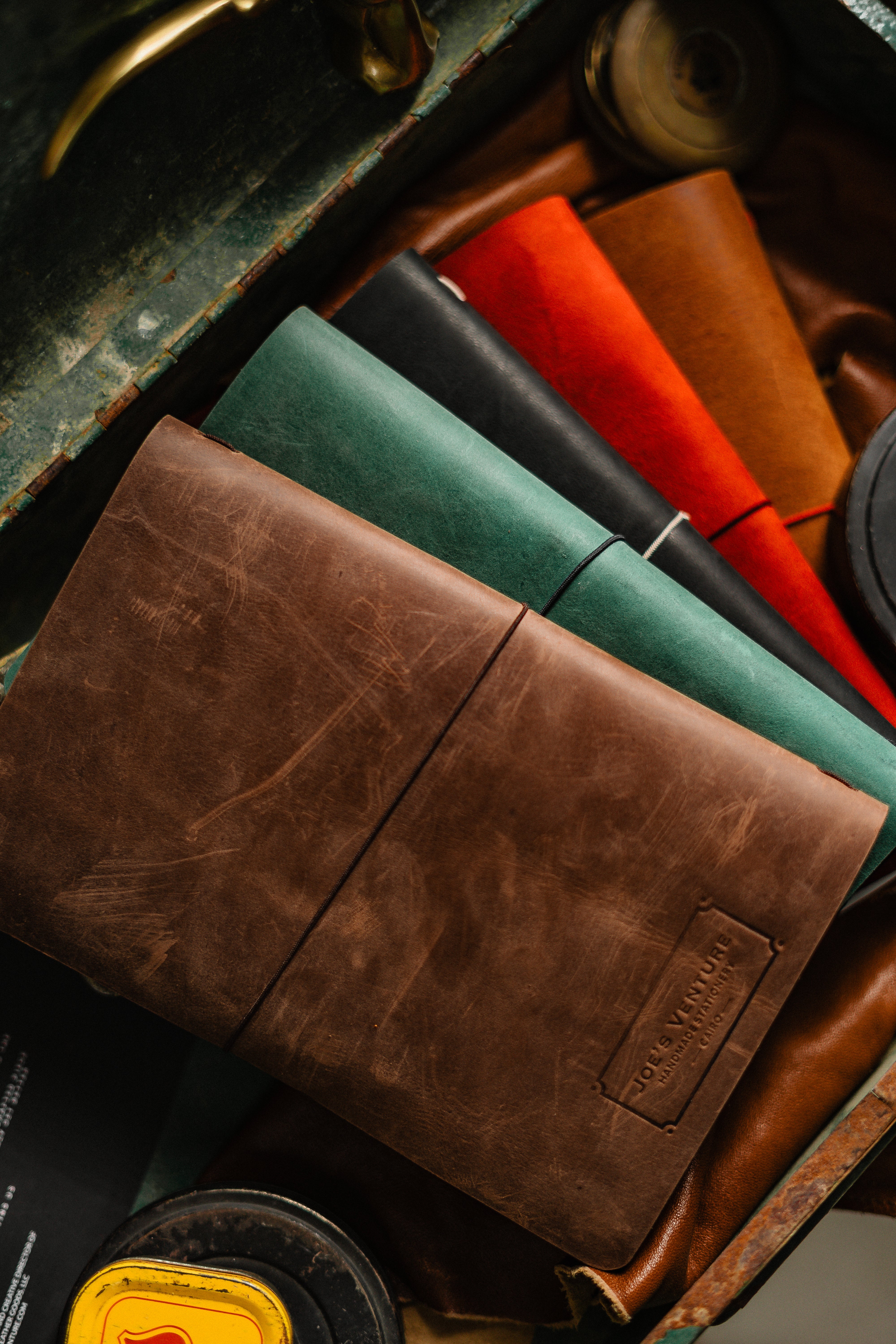 Discover Joe's Venture's Stitchless Vintage Wallets in Rich Bold Tones