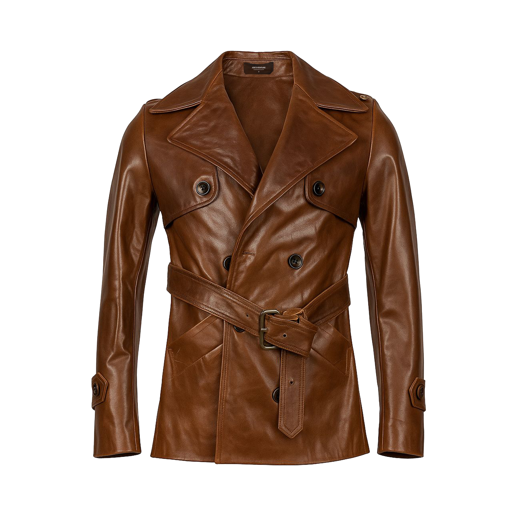 1975- waxed brown buffalo leather