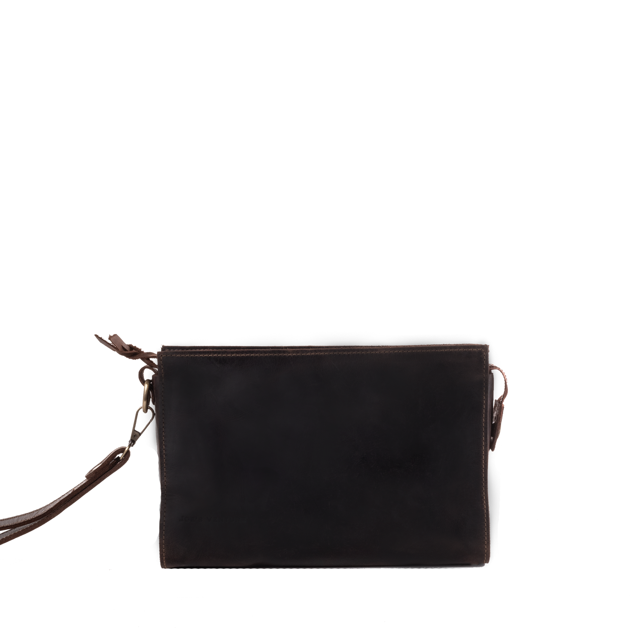 The "Cécilia" handcrafted leather clutch