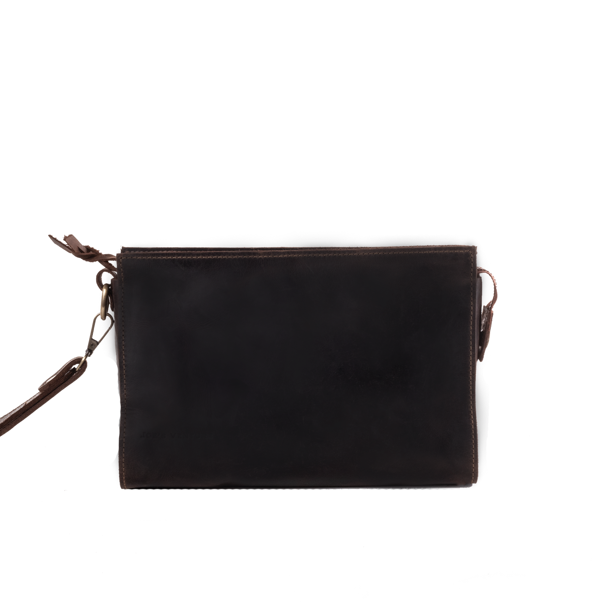 The "Cécilia" handcrafted leather clutch