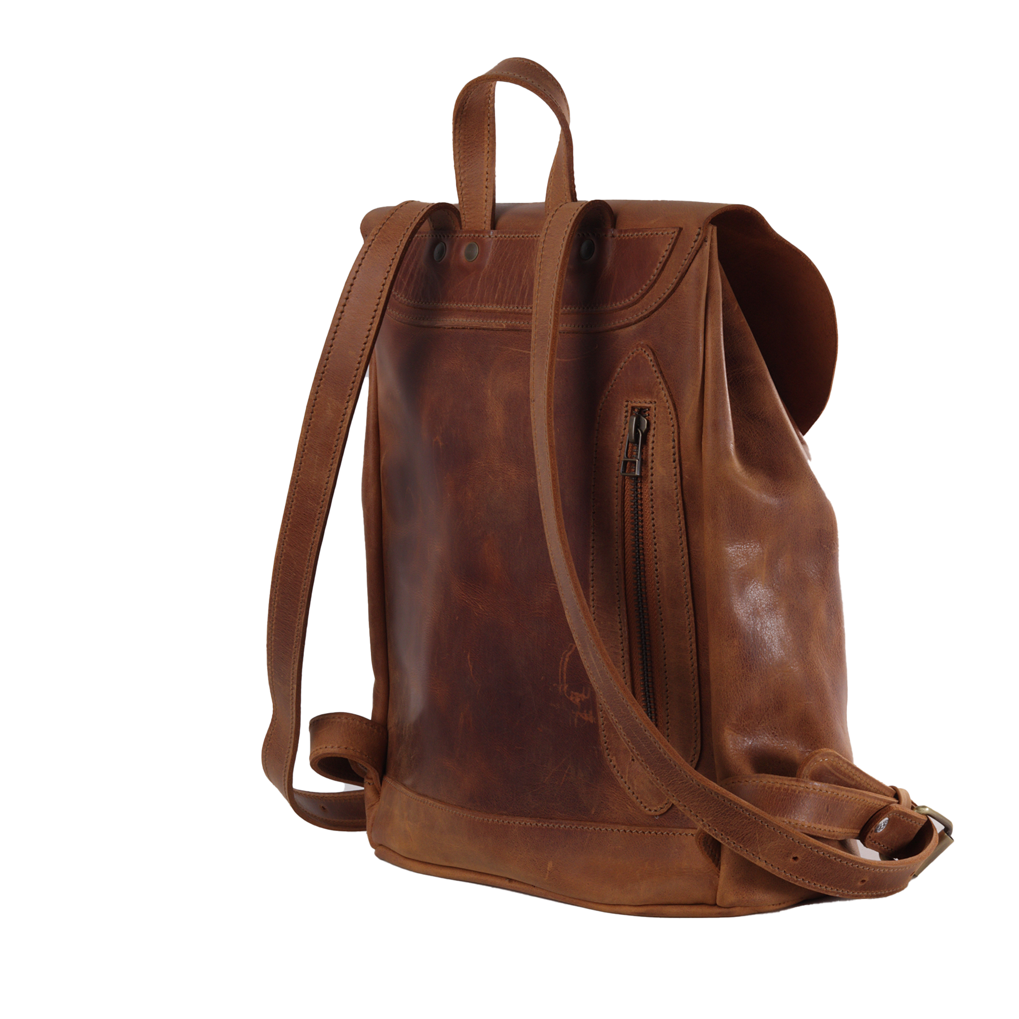 The "Seville" handcrafted leather backpack