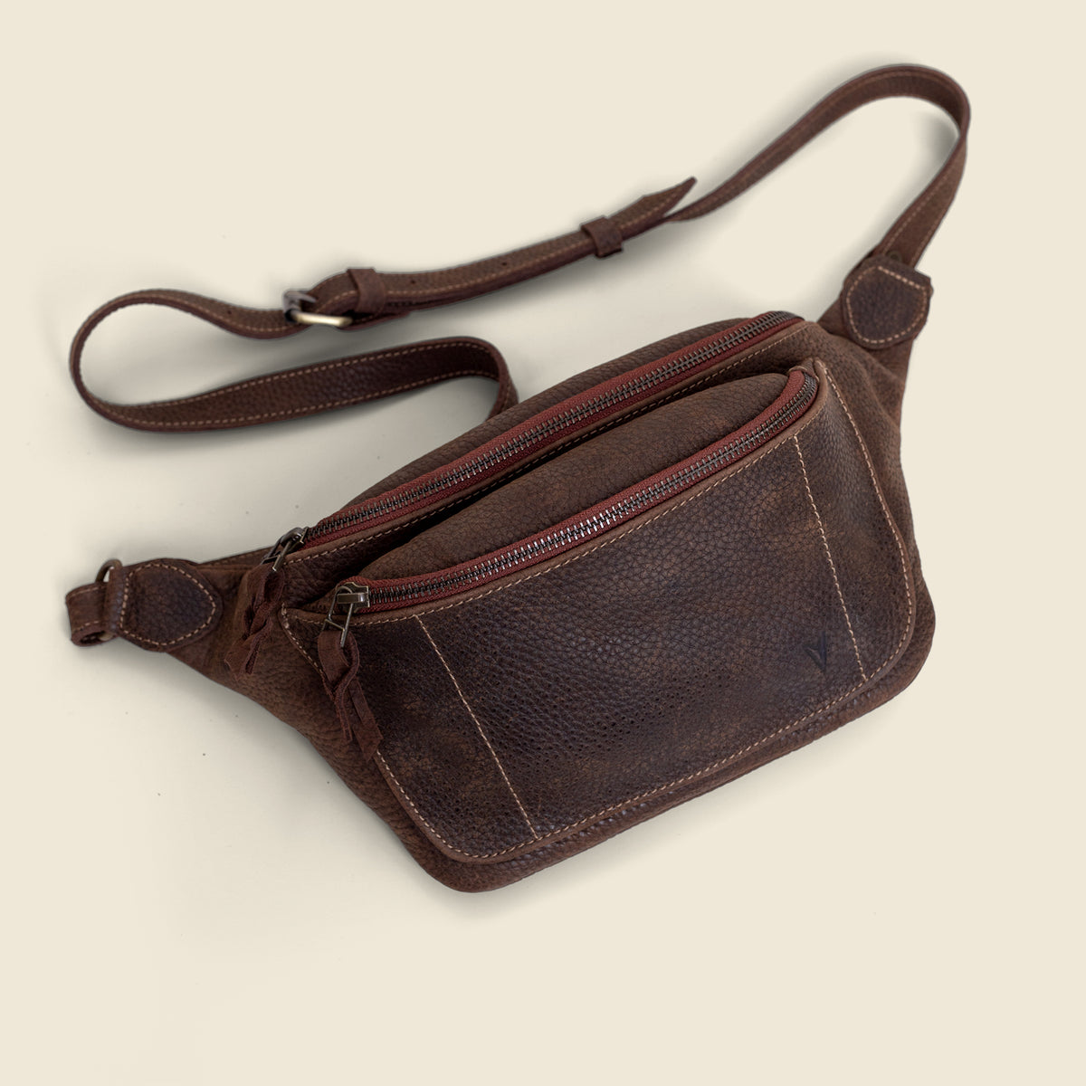 Apex Pebbled Leather Fanny Pack