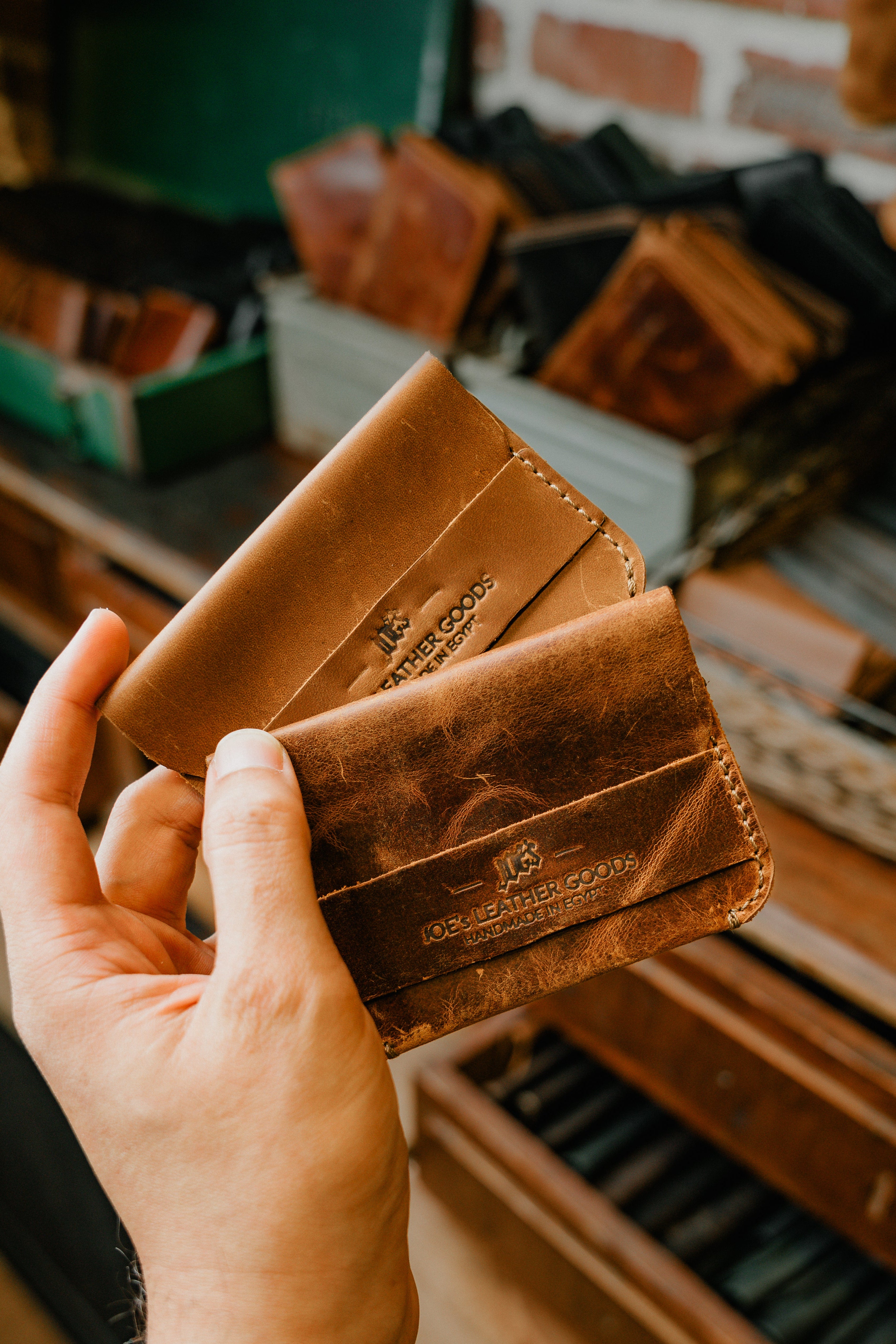 No.1 Leather Vintage Cardholder