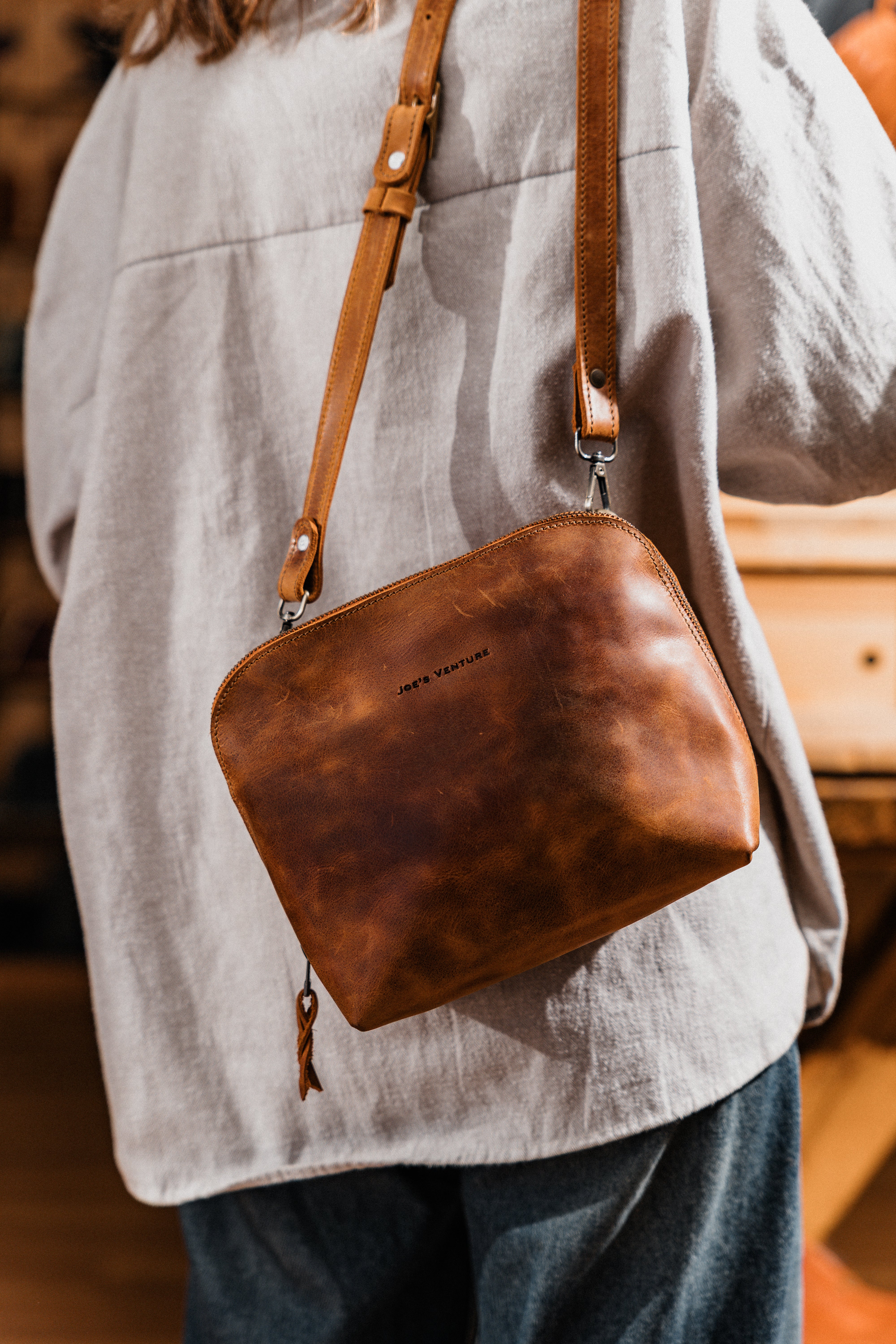The "Siena" handcrafted leather bag